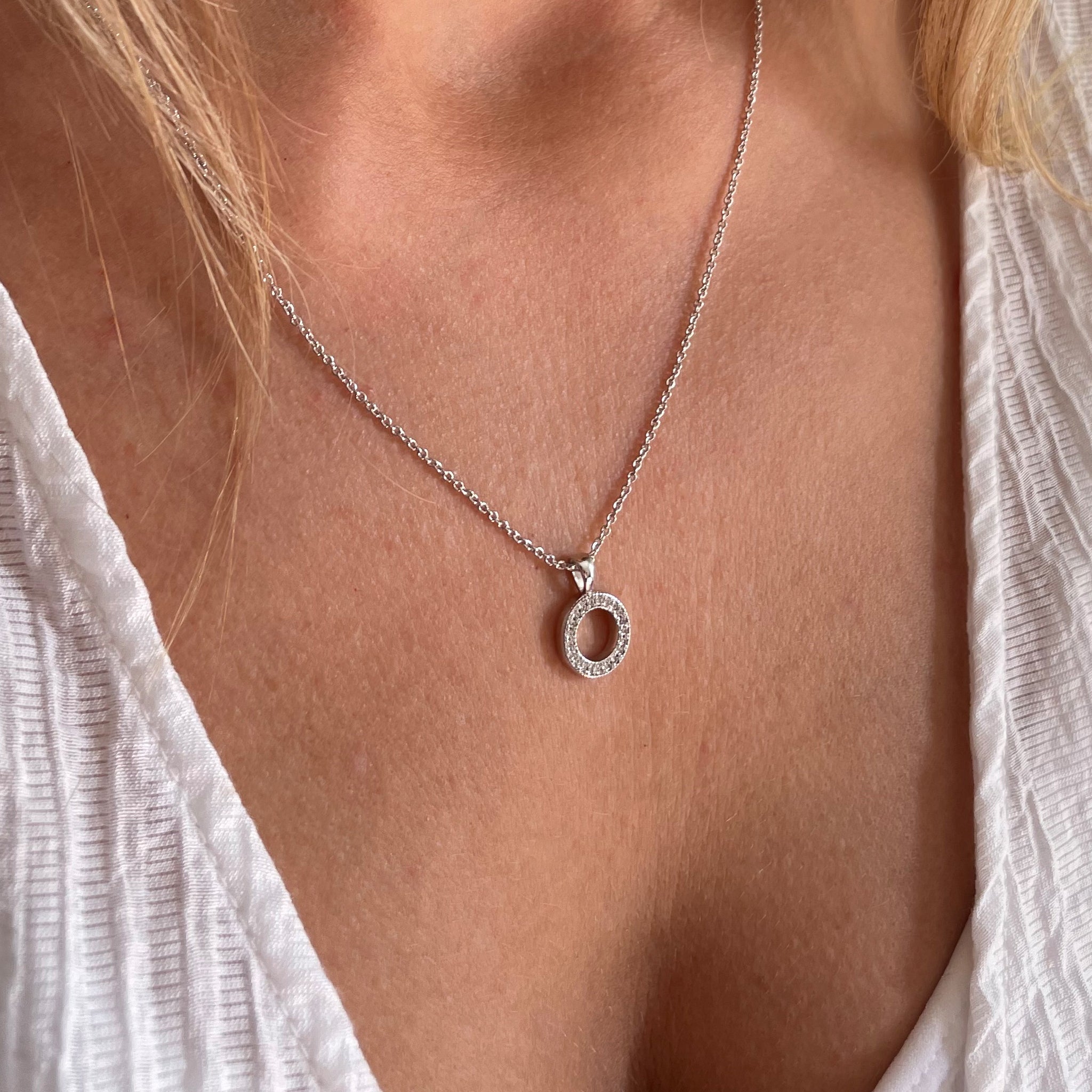 Halo Silver Pendant