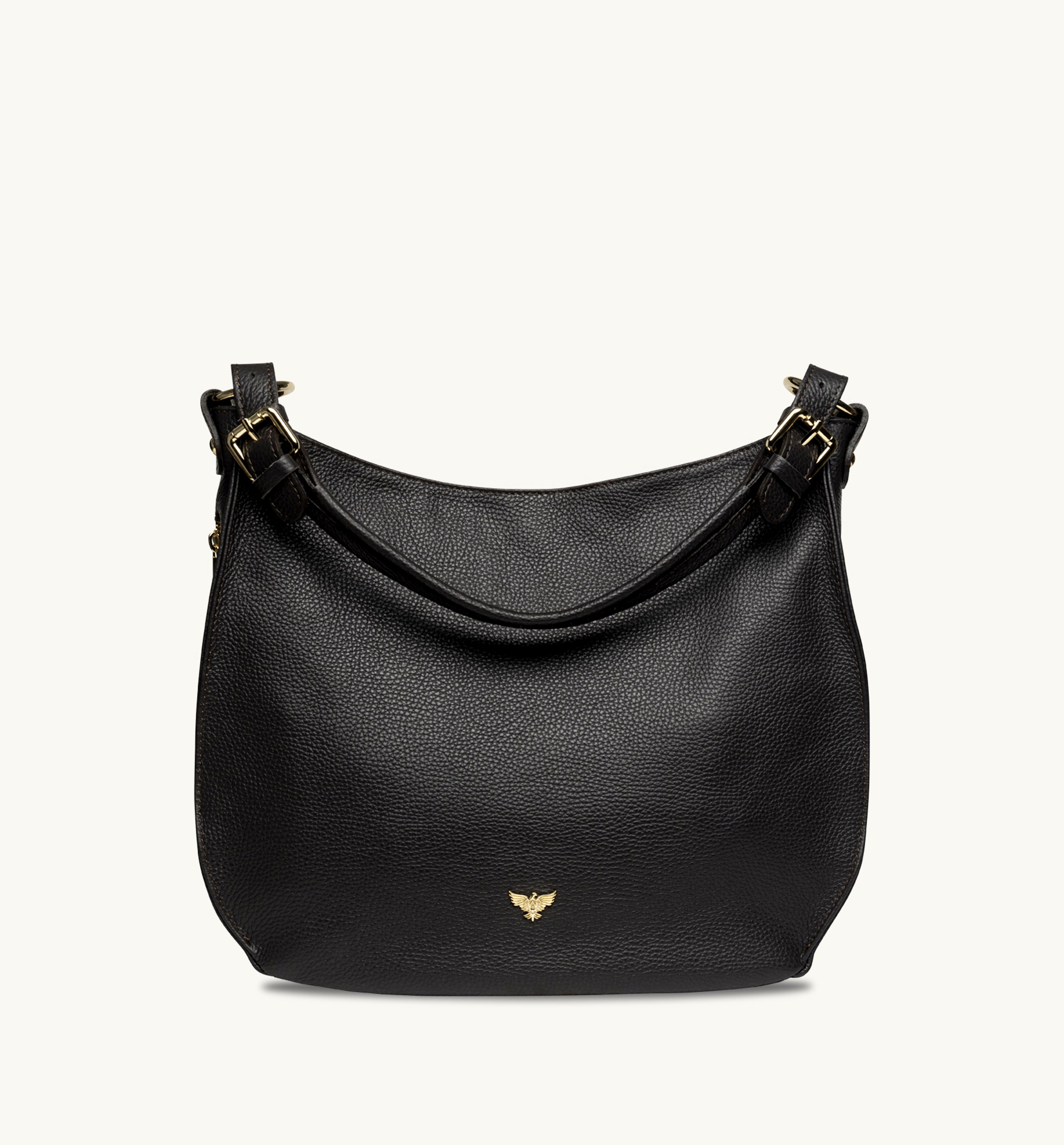 Apatchy London The Harriet Black Leather Bag