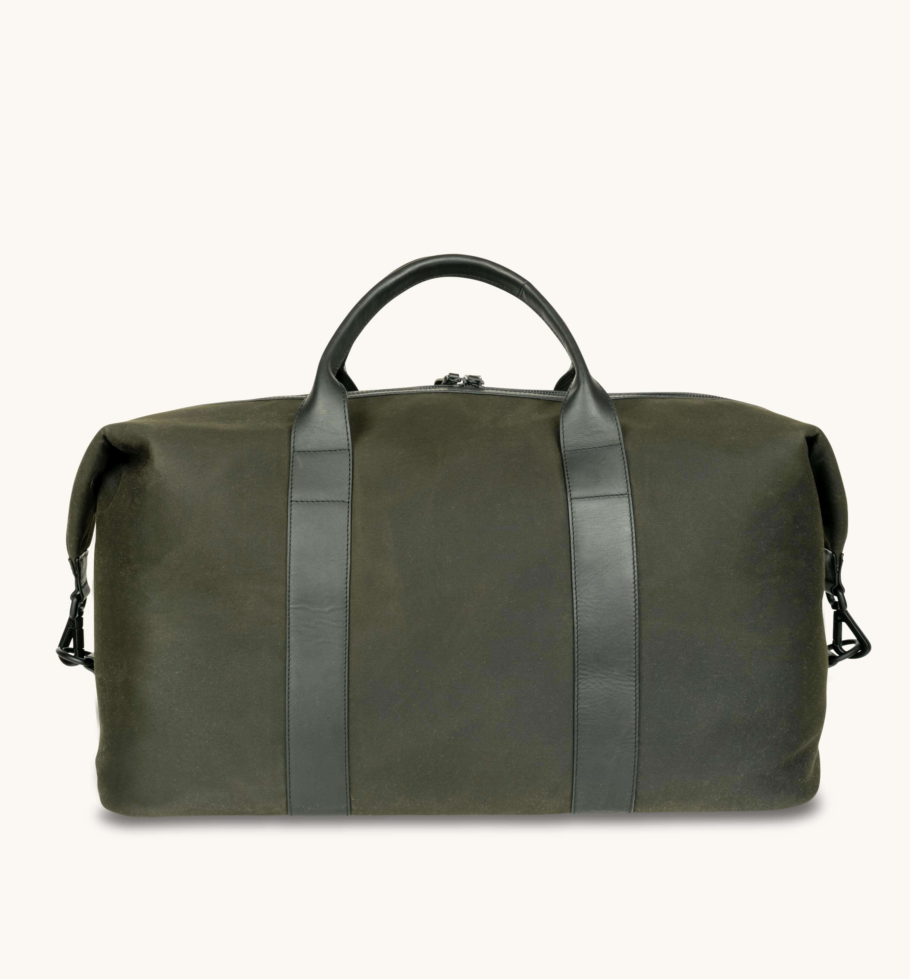Apatchy London The Cavendish Waxed Canvas & Leather Weekender
