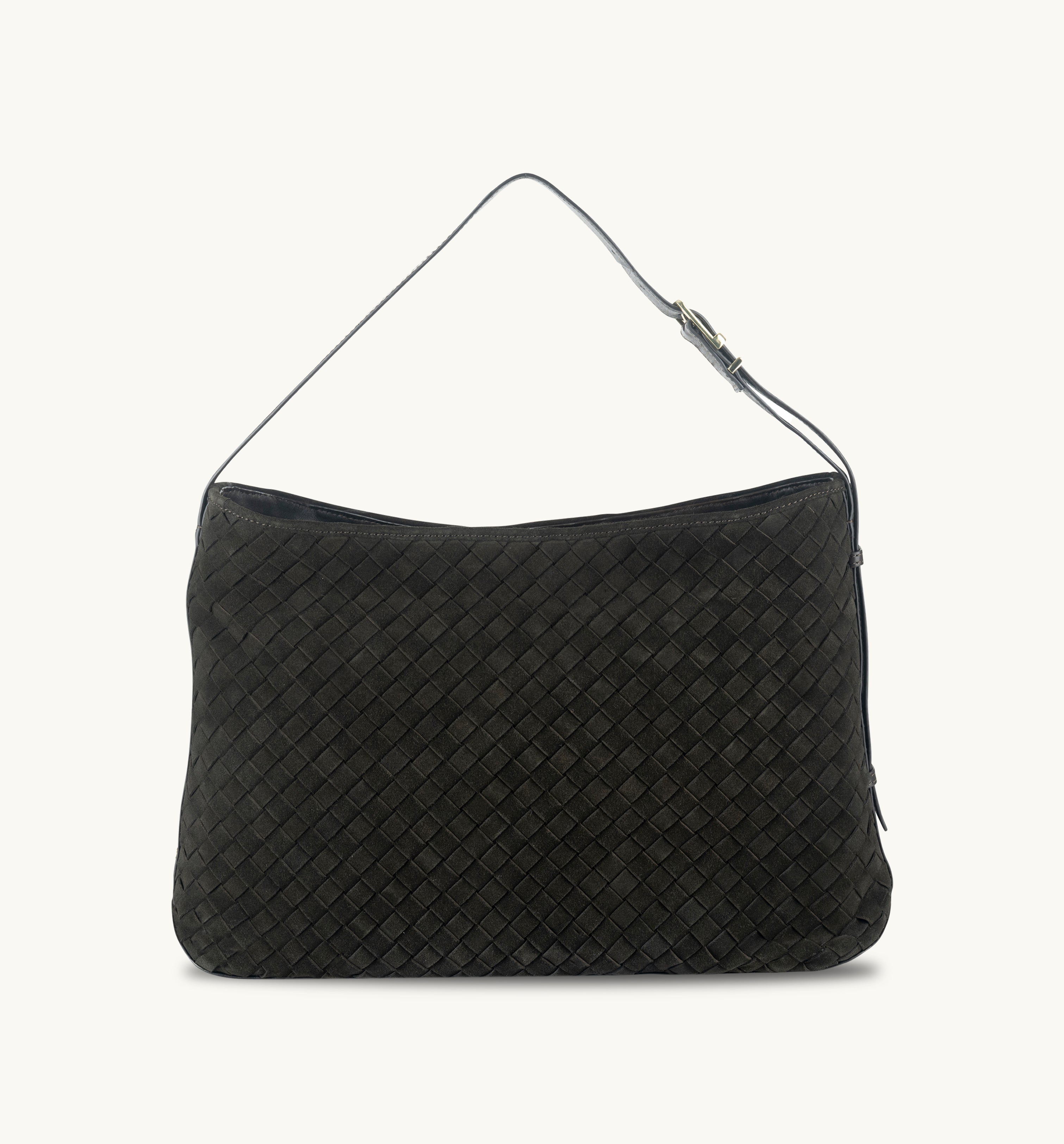 Apatchy London The Holly Chocolate Suede Bag