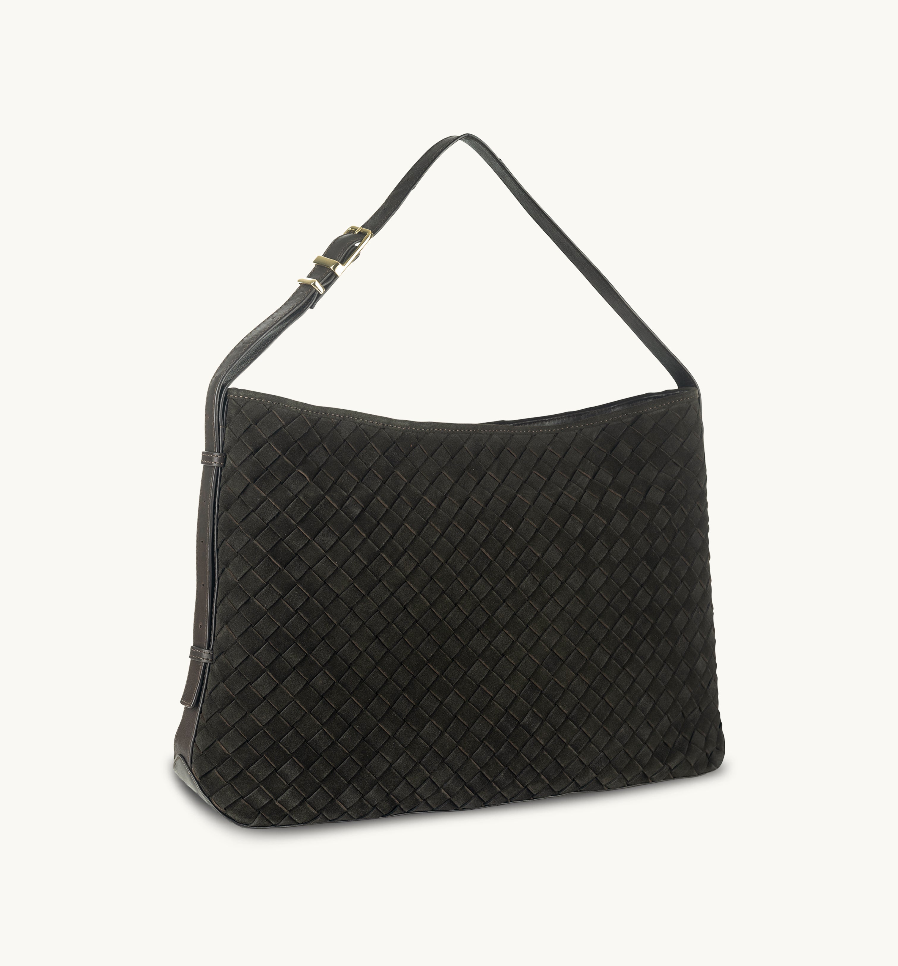 Apatchy London The Holly Chocolate Suede Bag