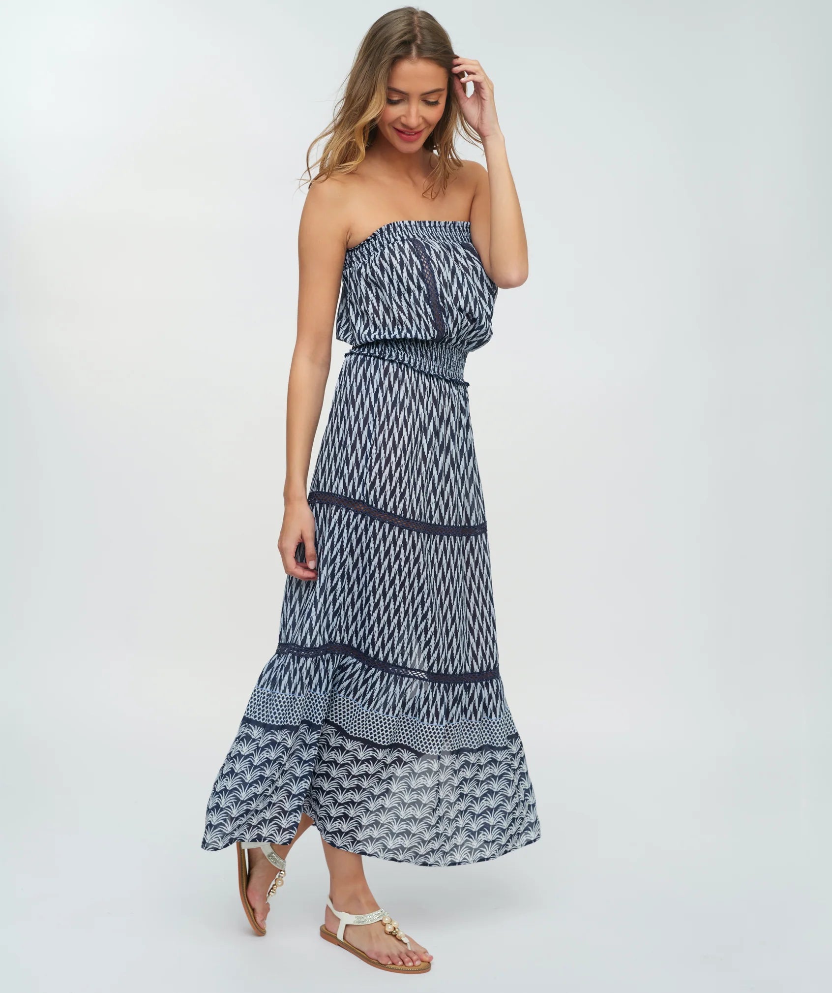 Inca - Strapless Maxi Beach Dress