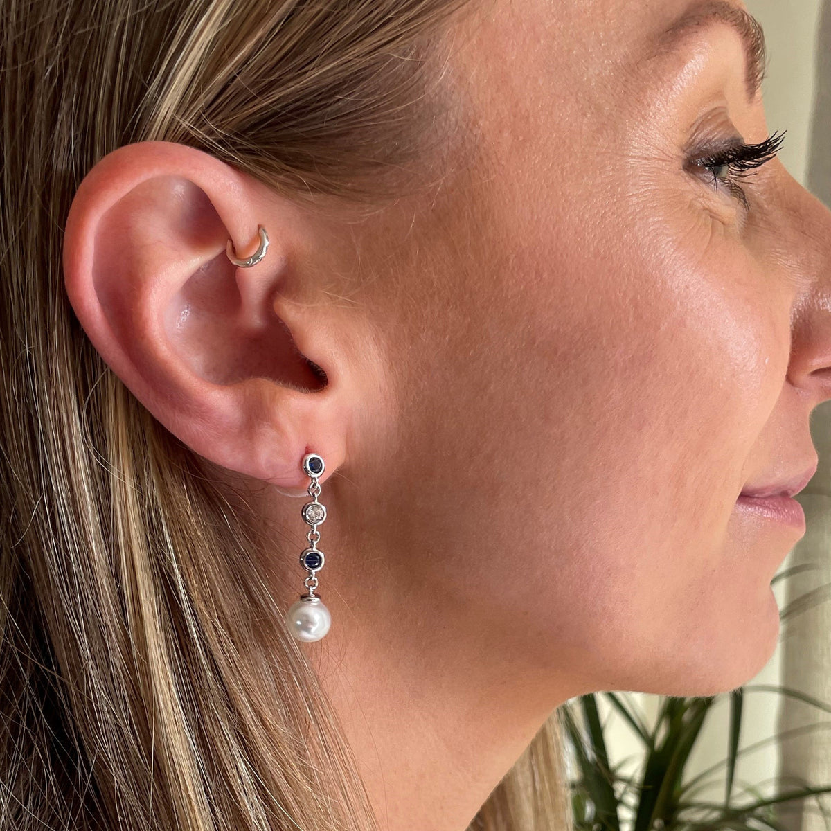 Inge Silver Tanzanite Earrings
