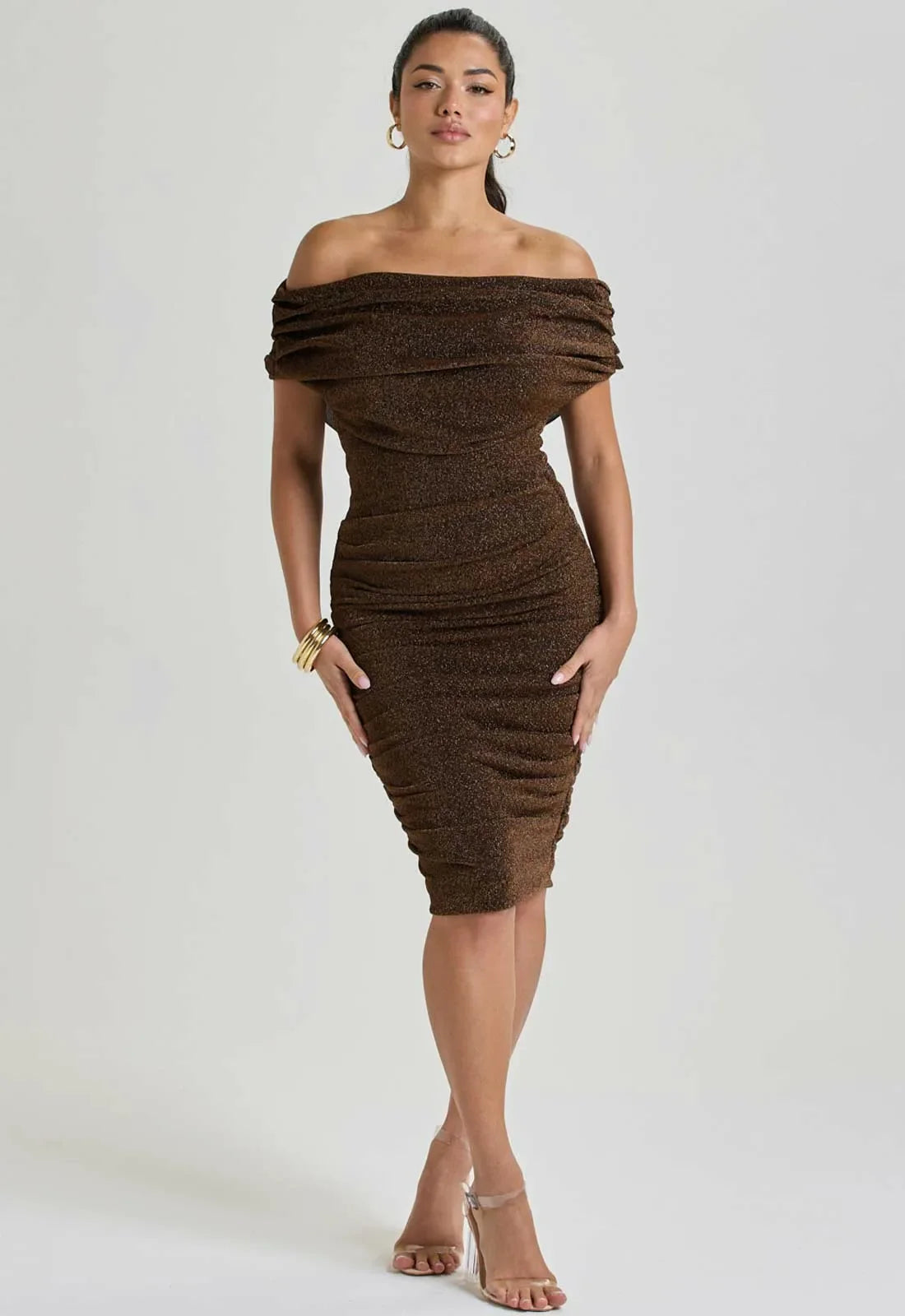LBD Collection Copper Julia Cocktail Dress