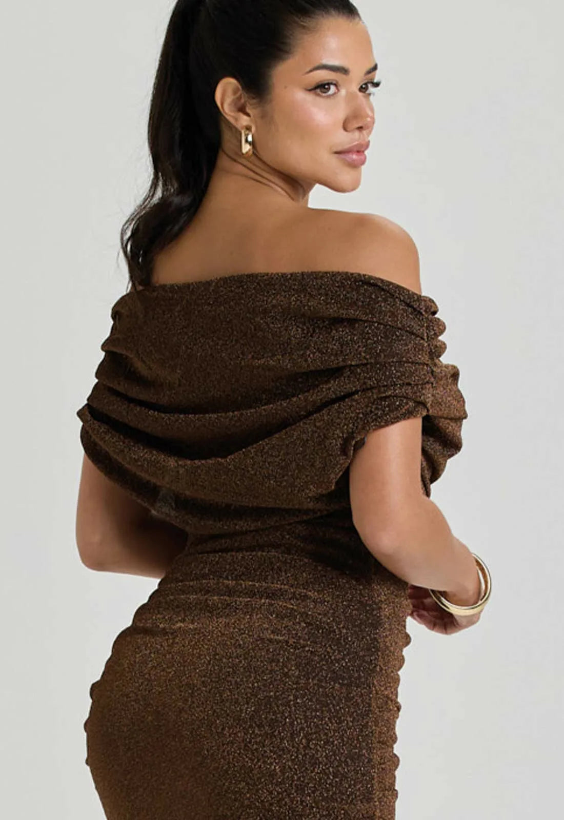 LBD Collection Copper Julia Cocktail Dress