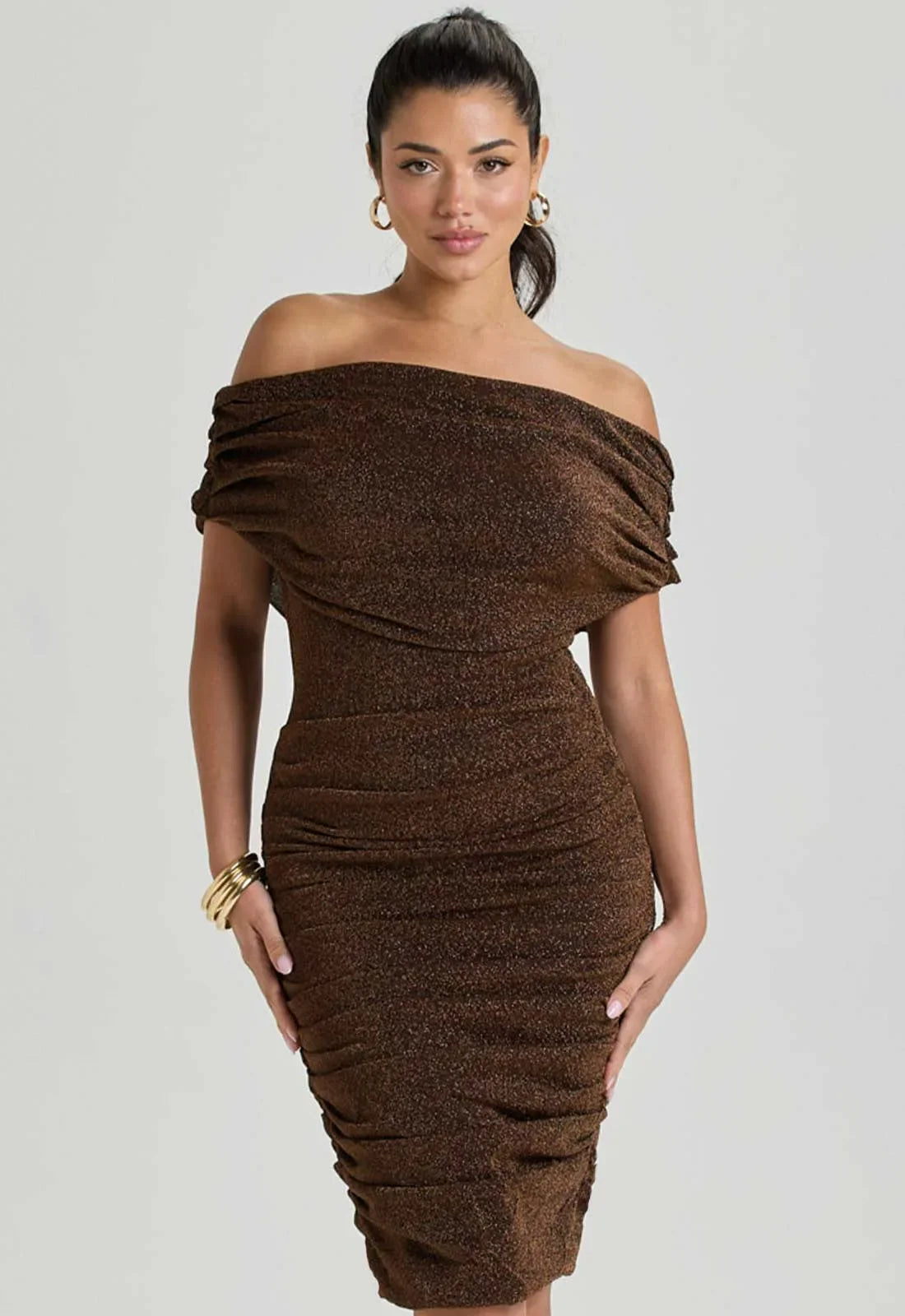 LBD Collection Copper Julia Cocktail Dress