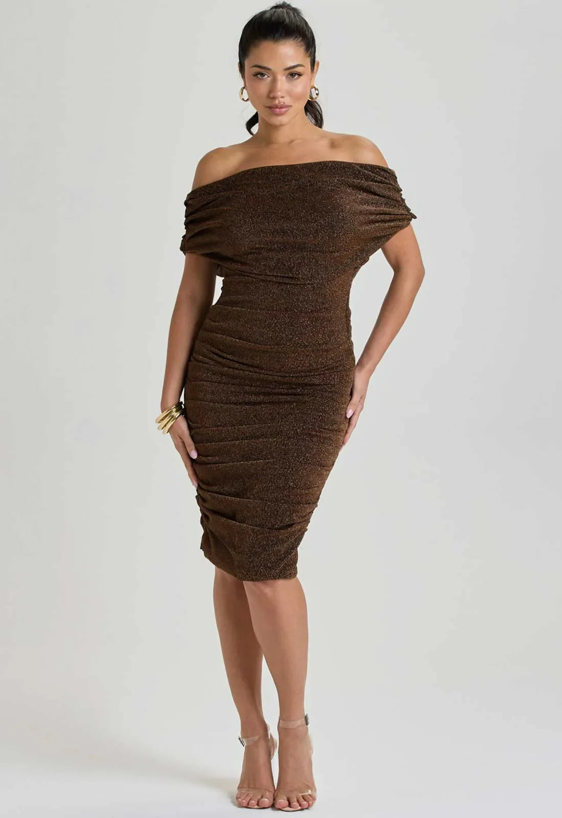 LBD Collection Copper Julia Cocktail Dress