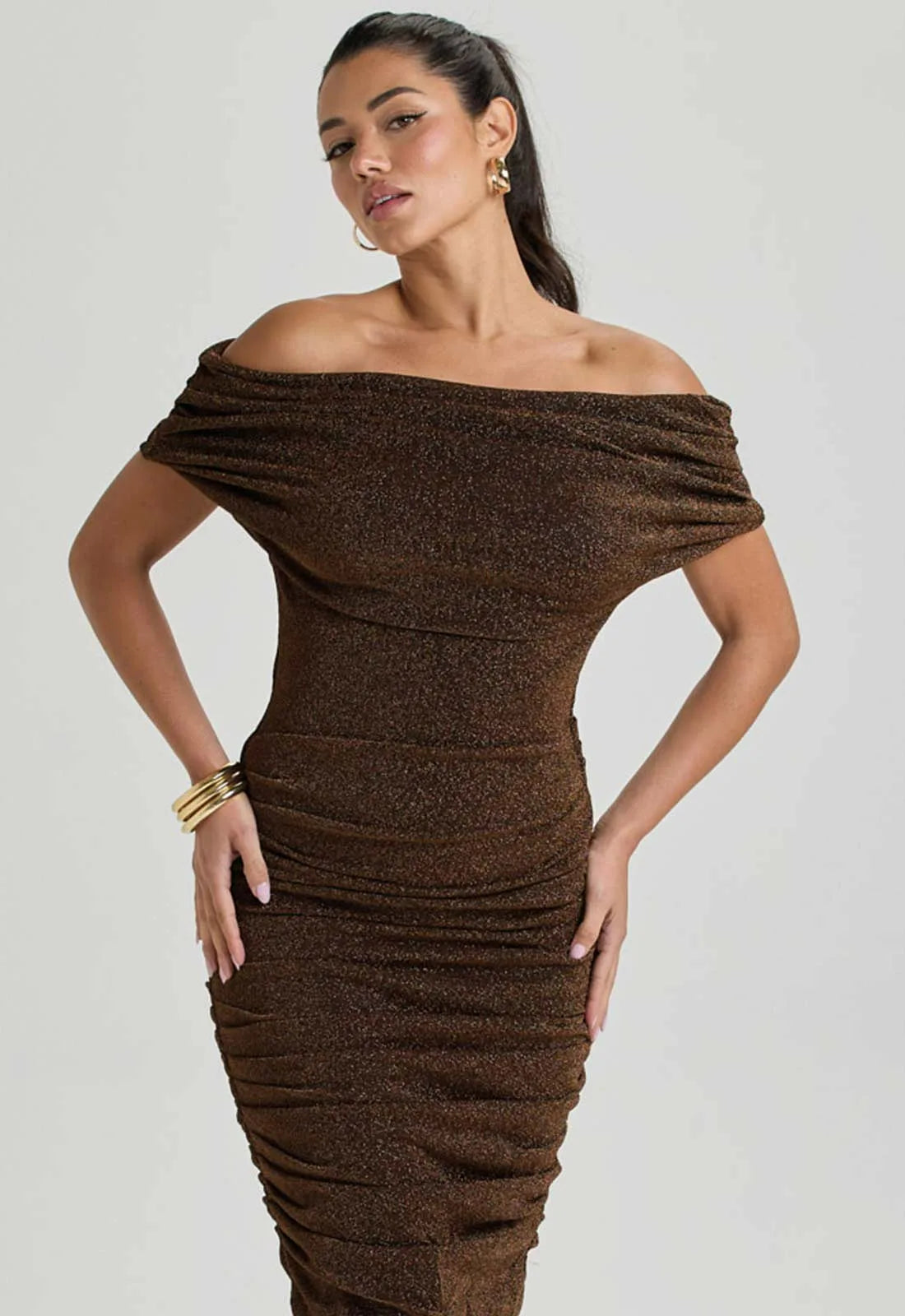 LBD Collection Copper Julia Cocktail Dress