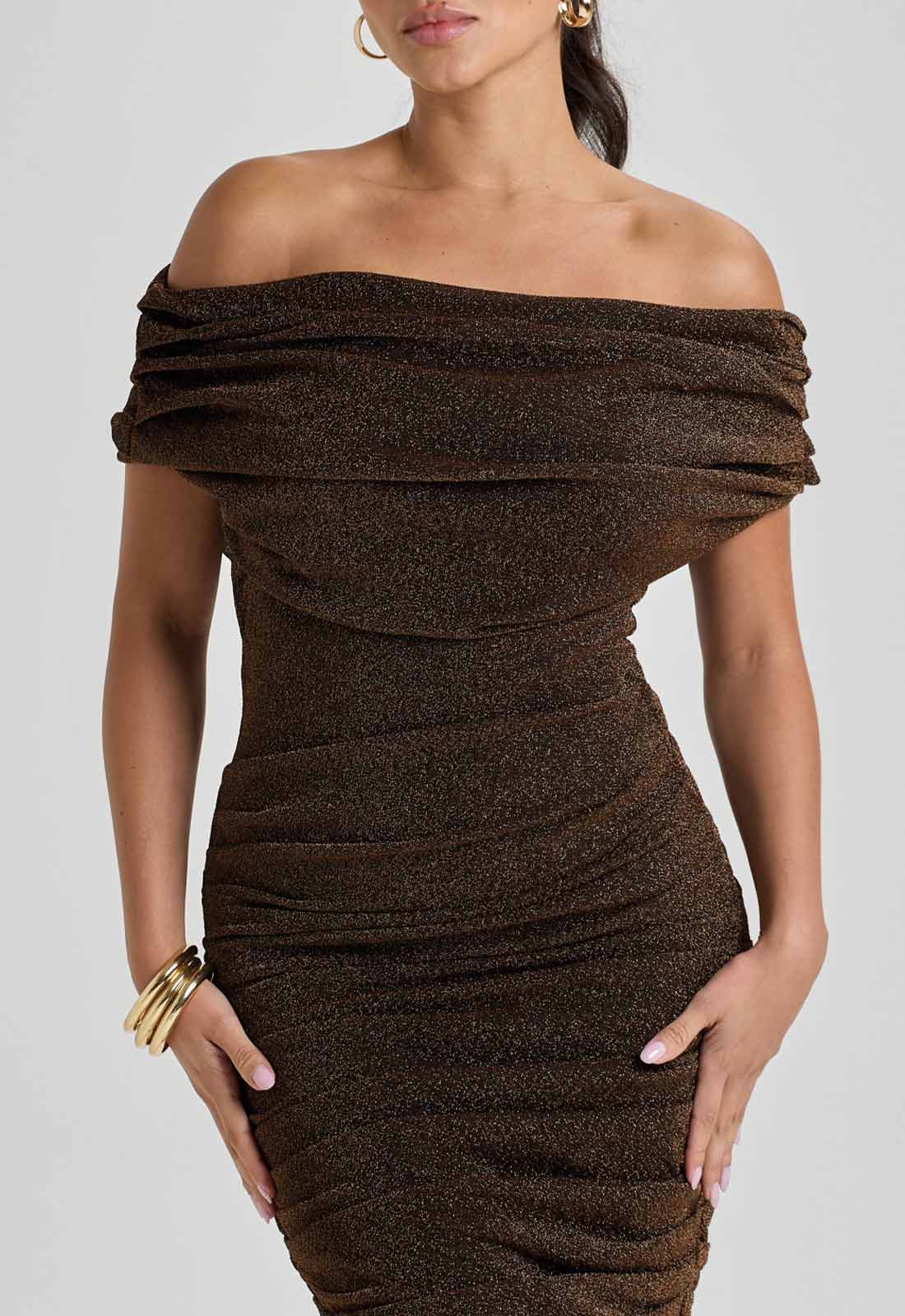 LBD Collection Copper Julia Cocktail Dress