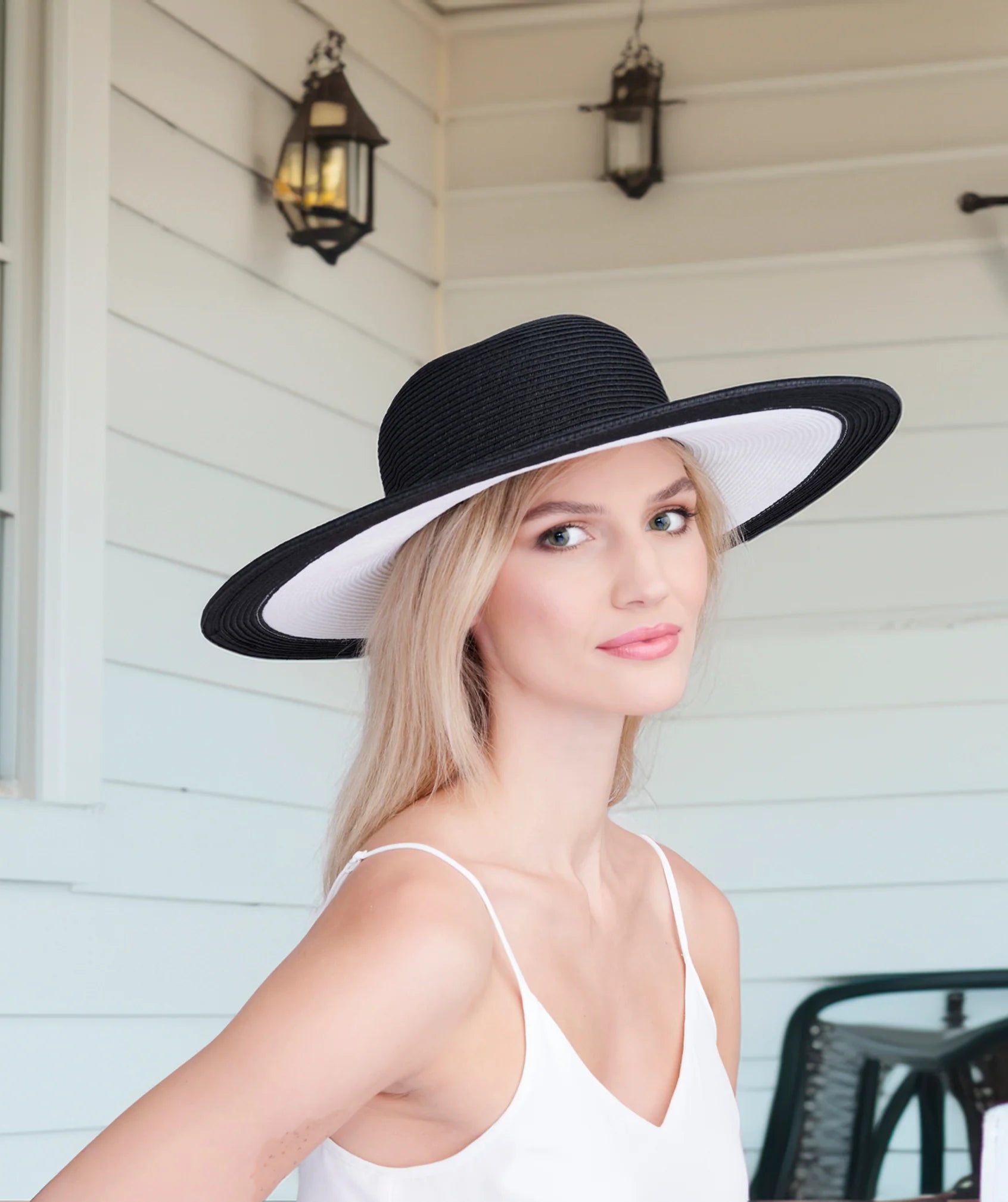 Kacie - Wide Brim Straw Hat