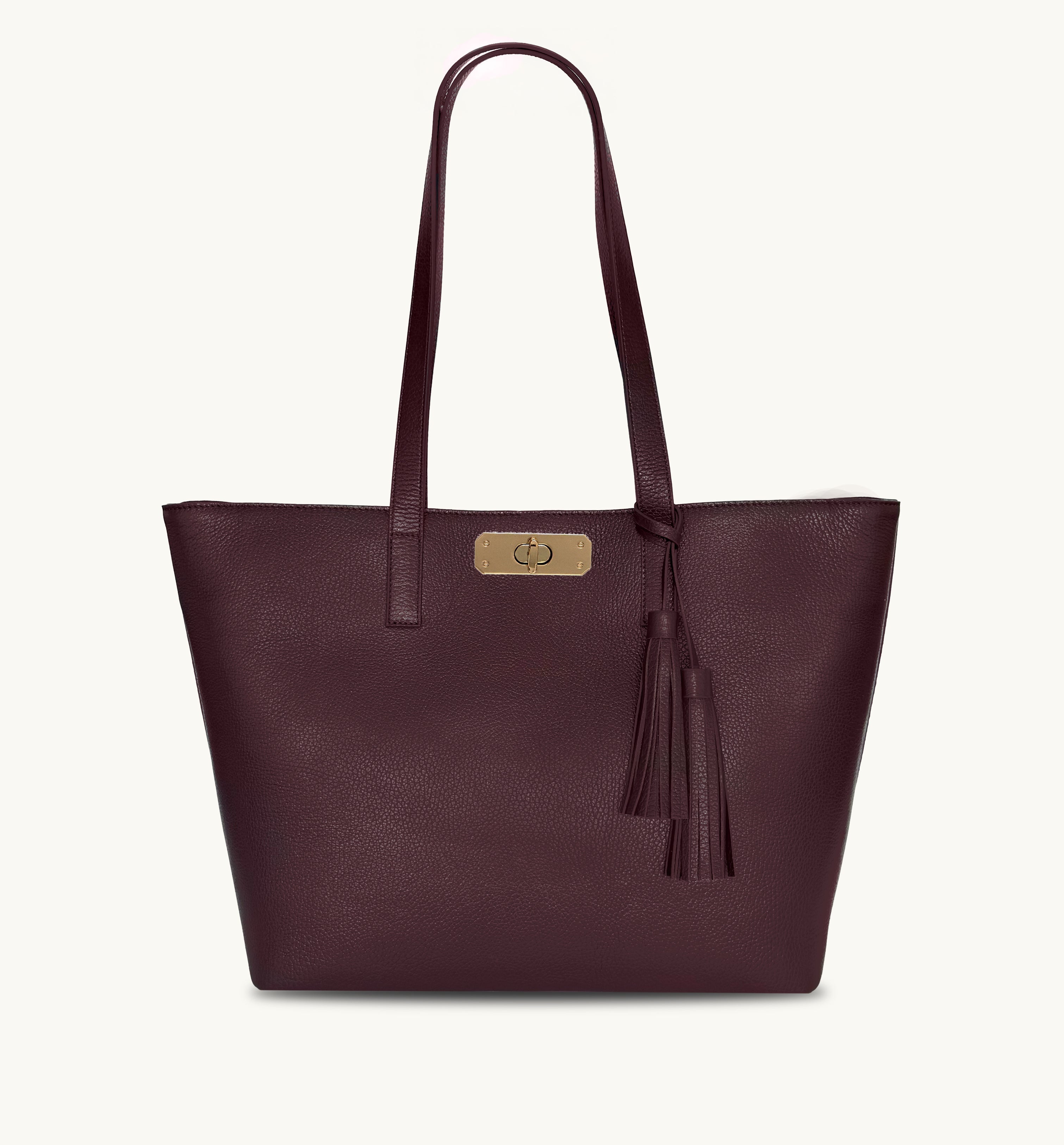 Apatchy London The Kate Burgundy Leather Bag