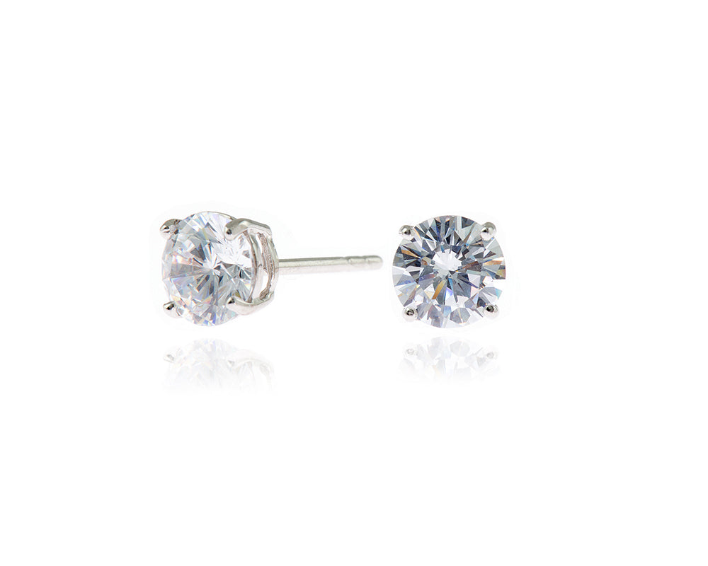 Lana 6mm Silver Earrings