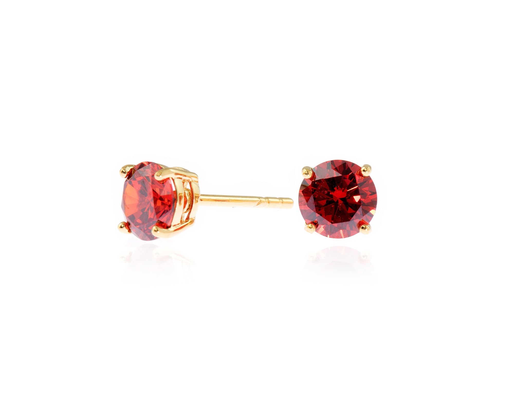 Lana 6mm Ruby Earrings