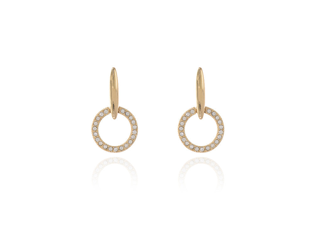 Lara Drop Gold Earrings