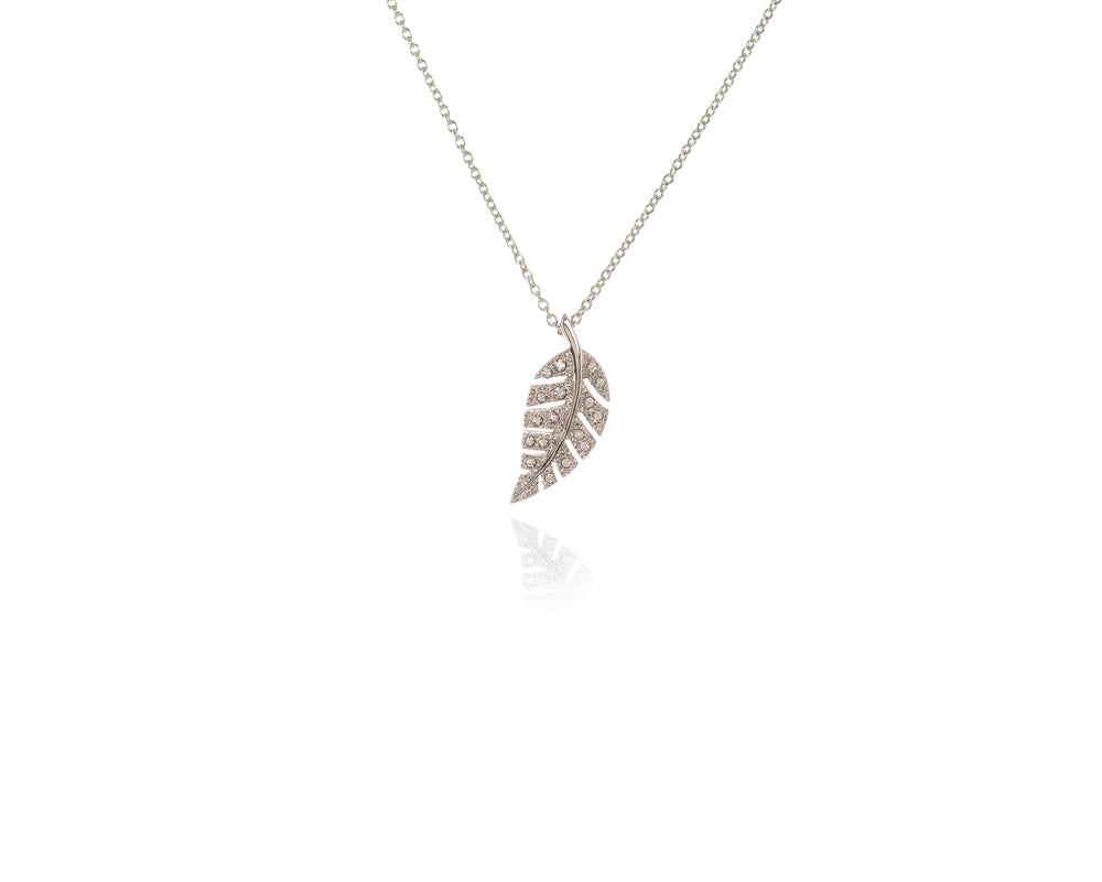 Leafy Silver Pendant