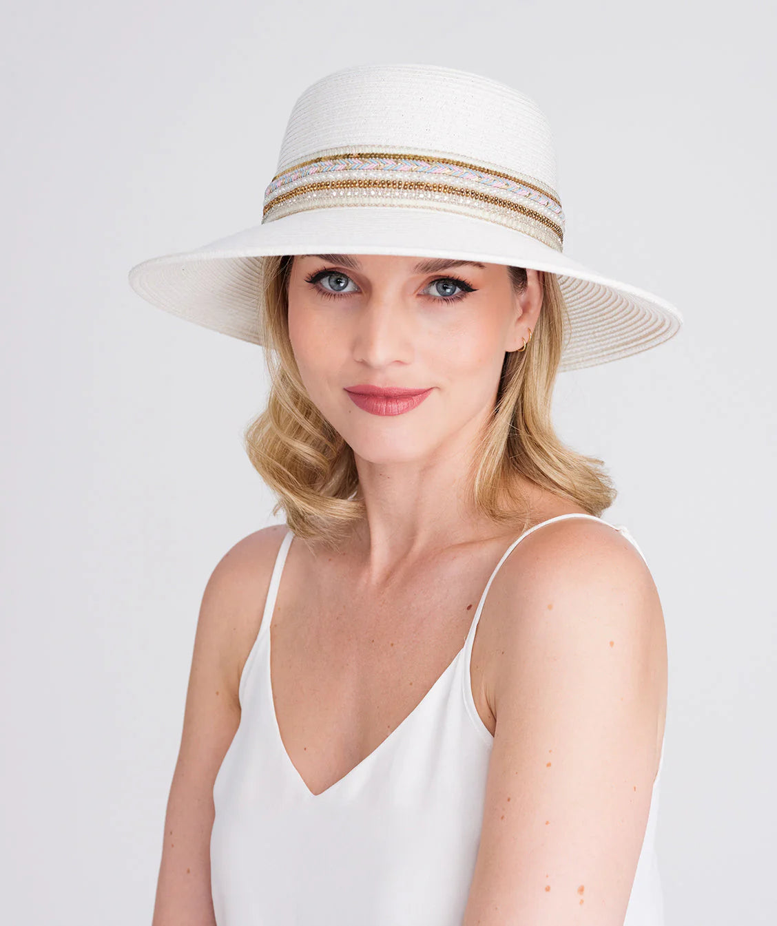 Lopez - Woven Straw Wide Brim Sun Hat