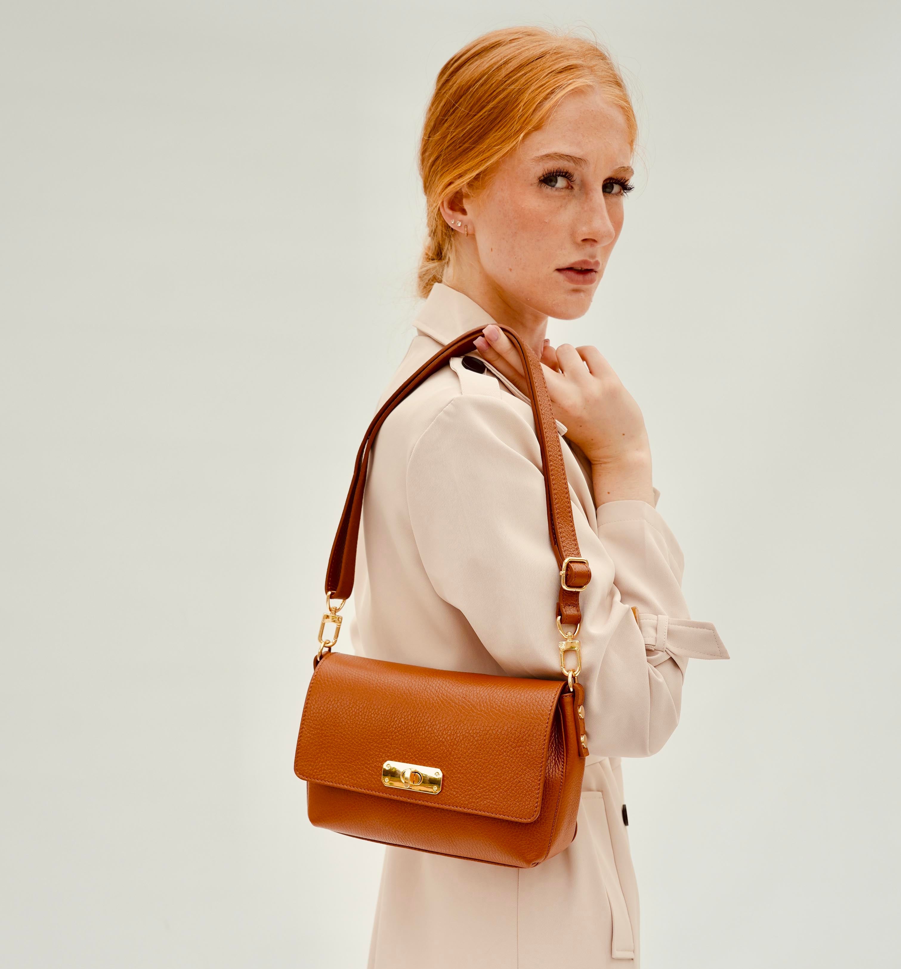 Apatchy London The Maisie Midi Leather Bag