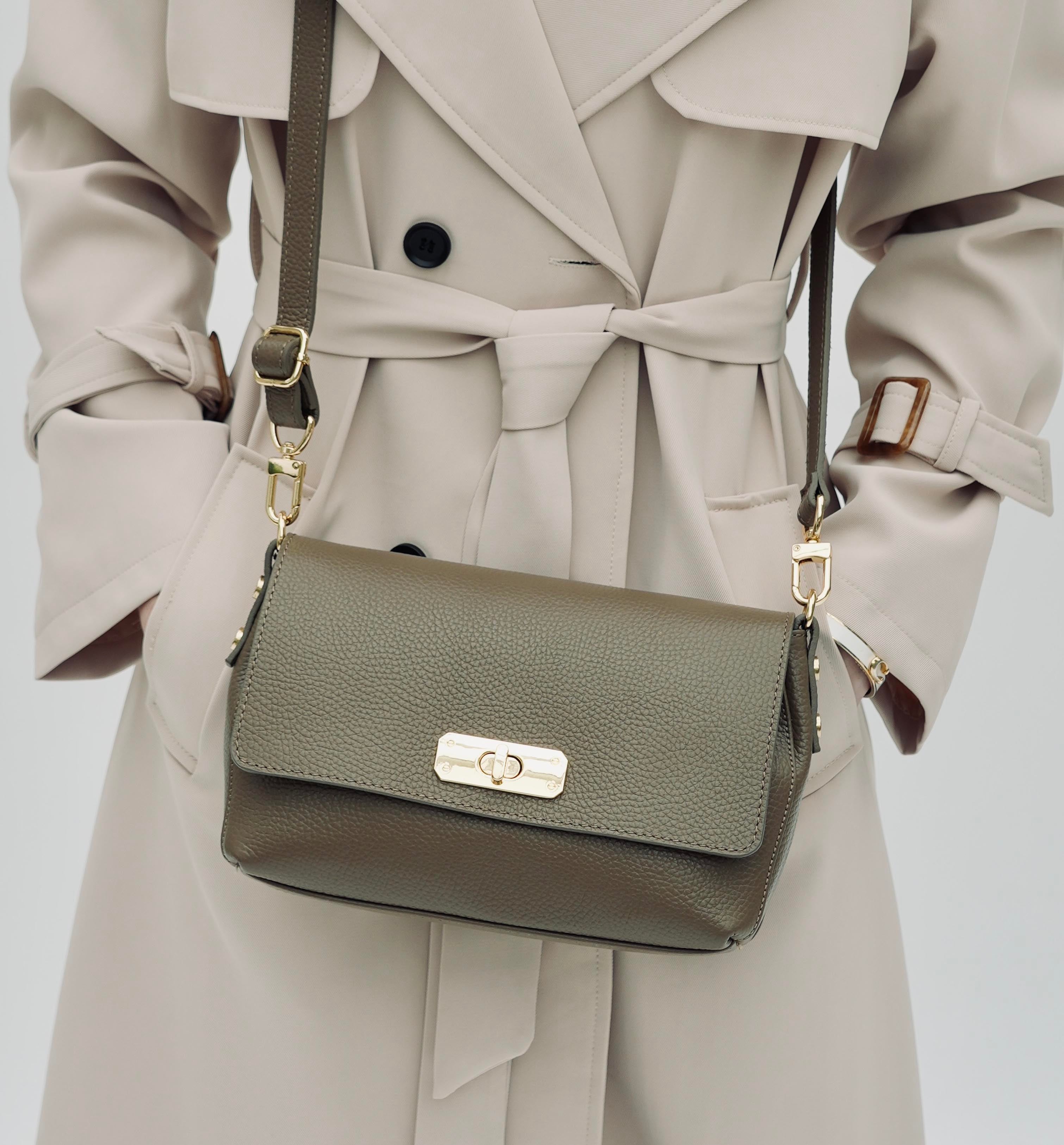 Apatchy London The Maisie Midi Leather Bag