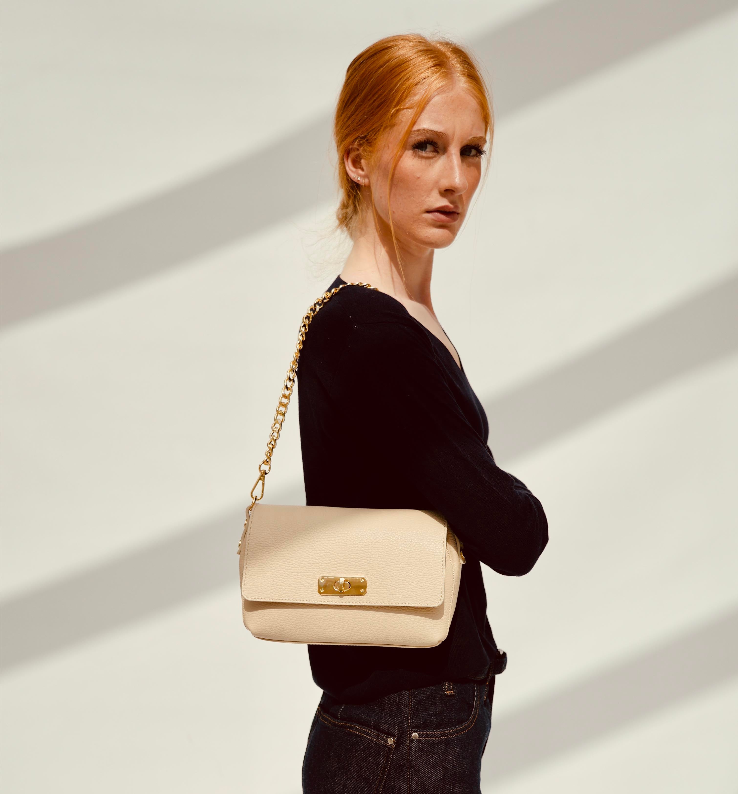 Apatchy London The Maisie Midi Leather Bag