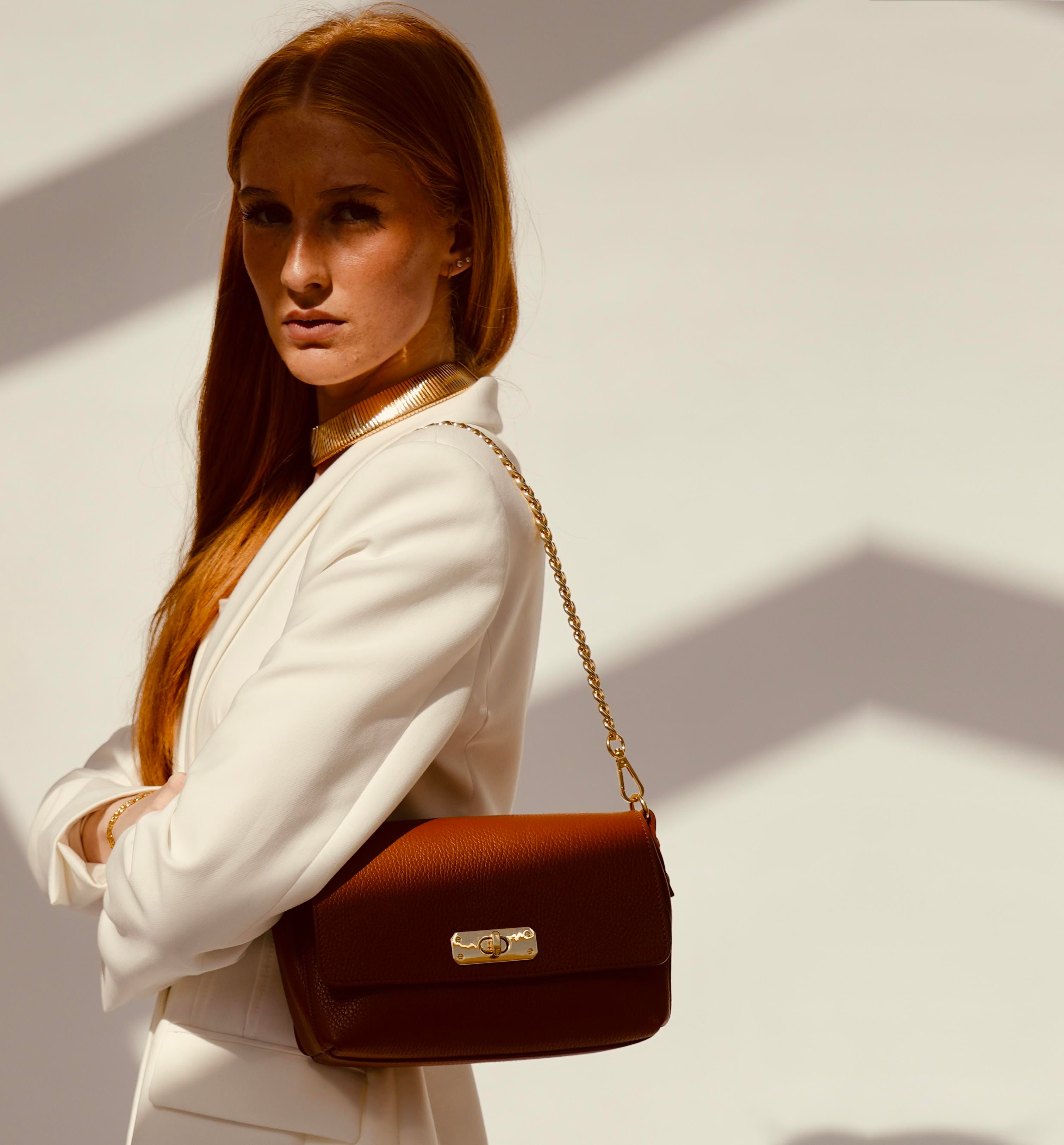 Apatchy London The Maisie Midi Leather Bag