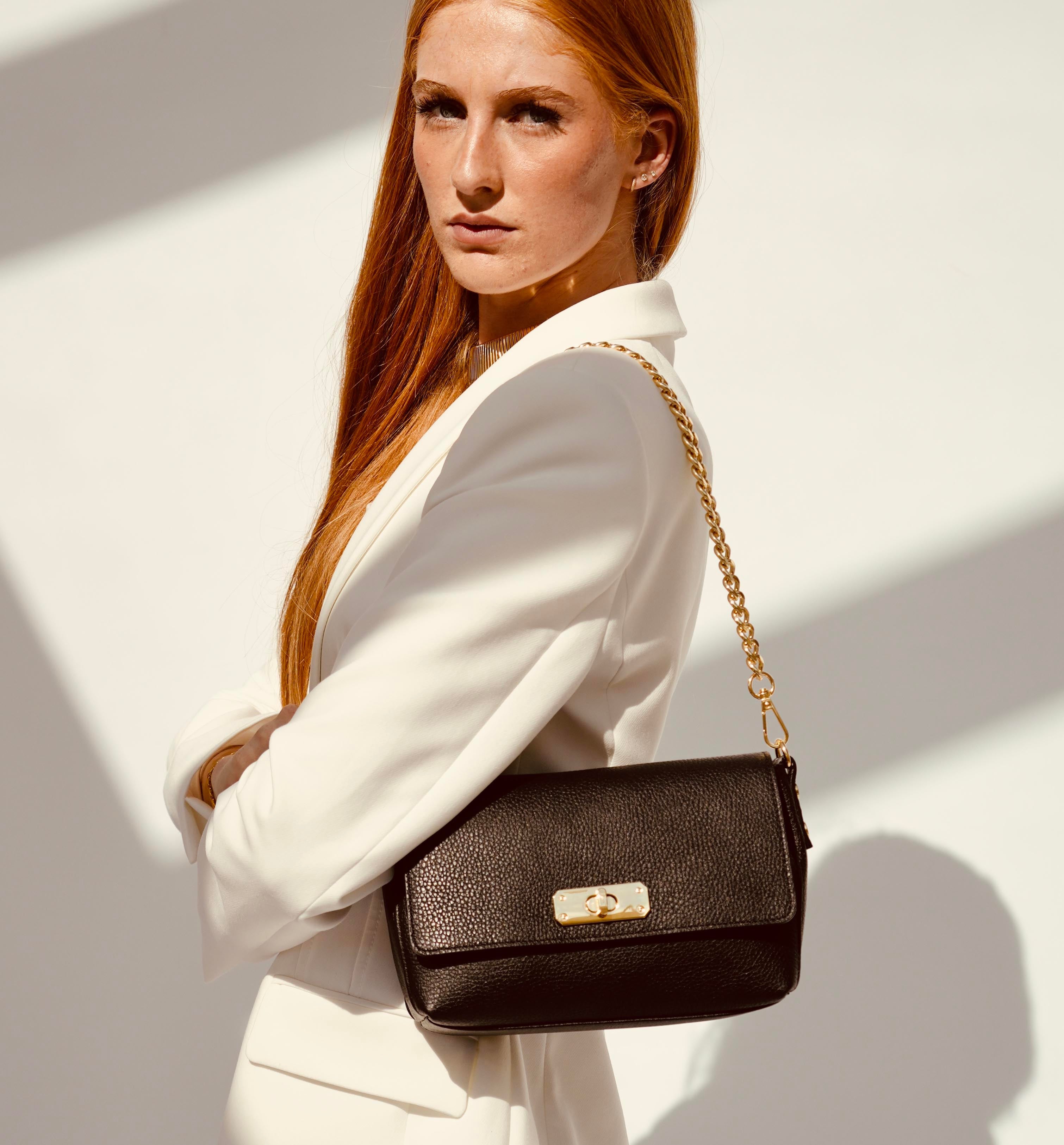 Apatchy London The Maisie Midi Leather Bag