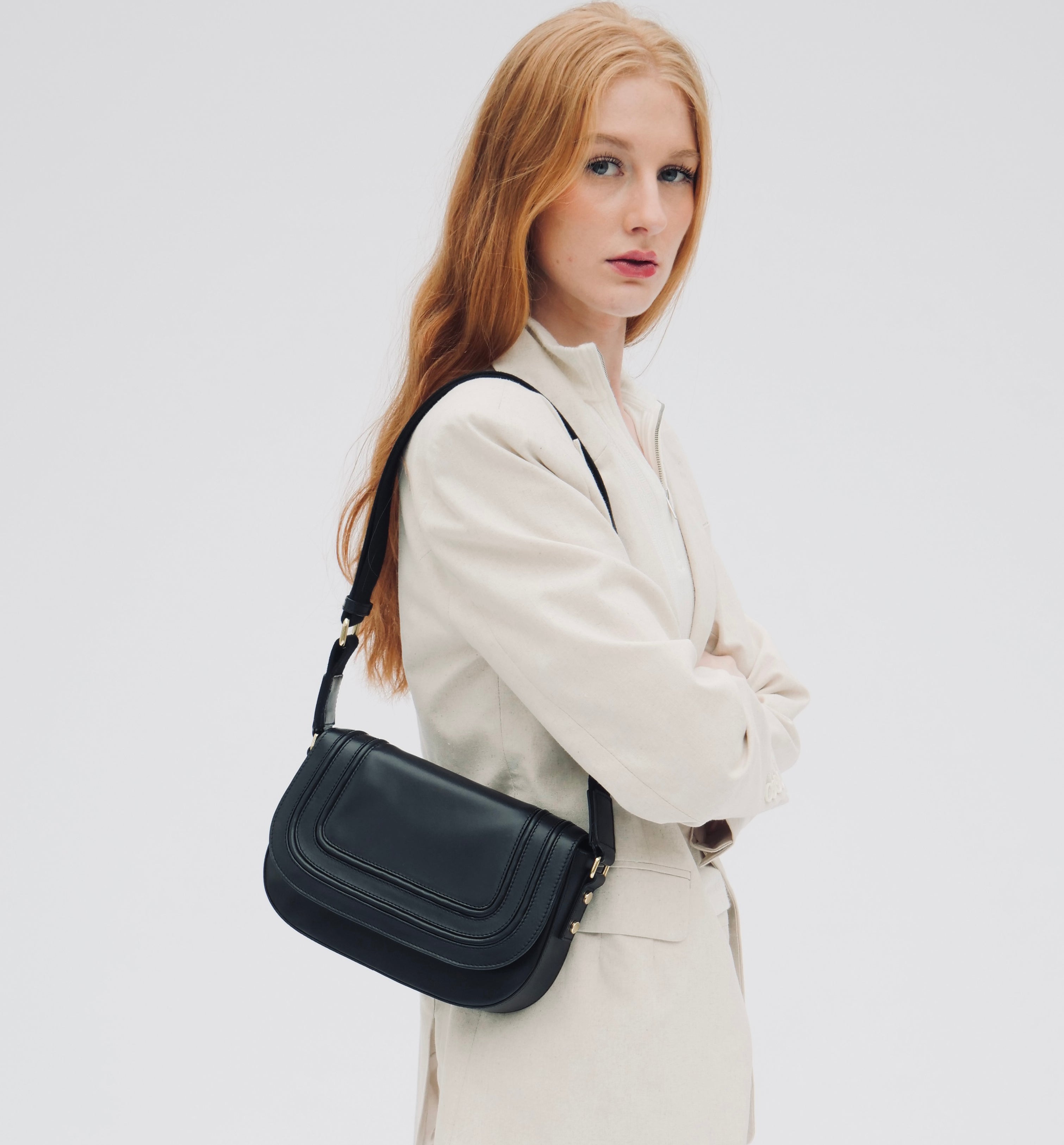 Apatchy London The Mimi Midi Leather Bag