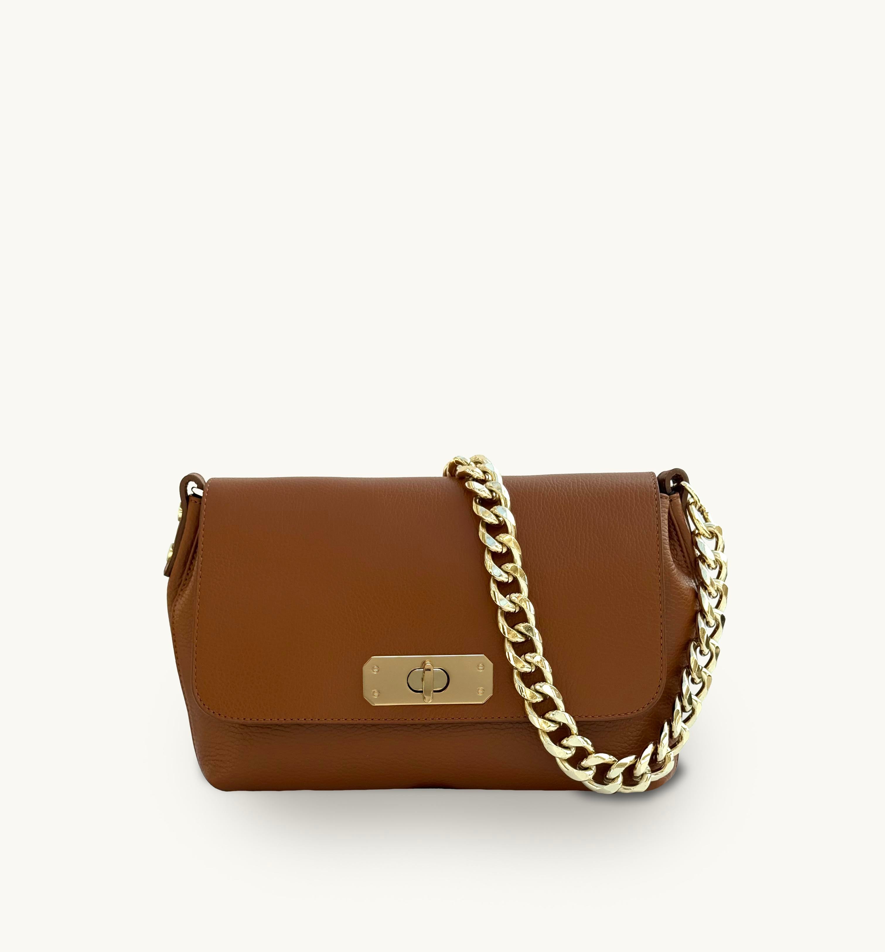 Apatchy London The Maisie Maxi Tan Leather Bag