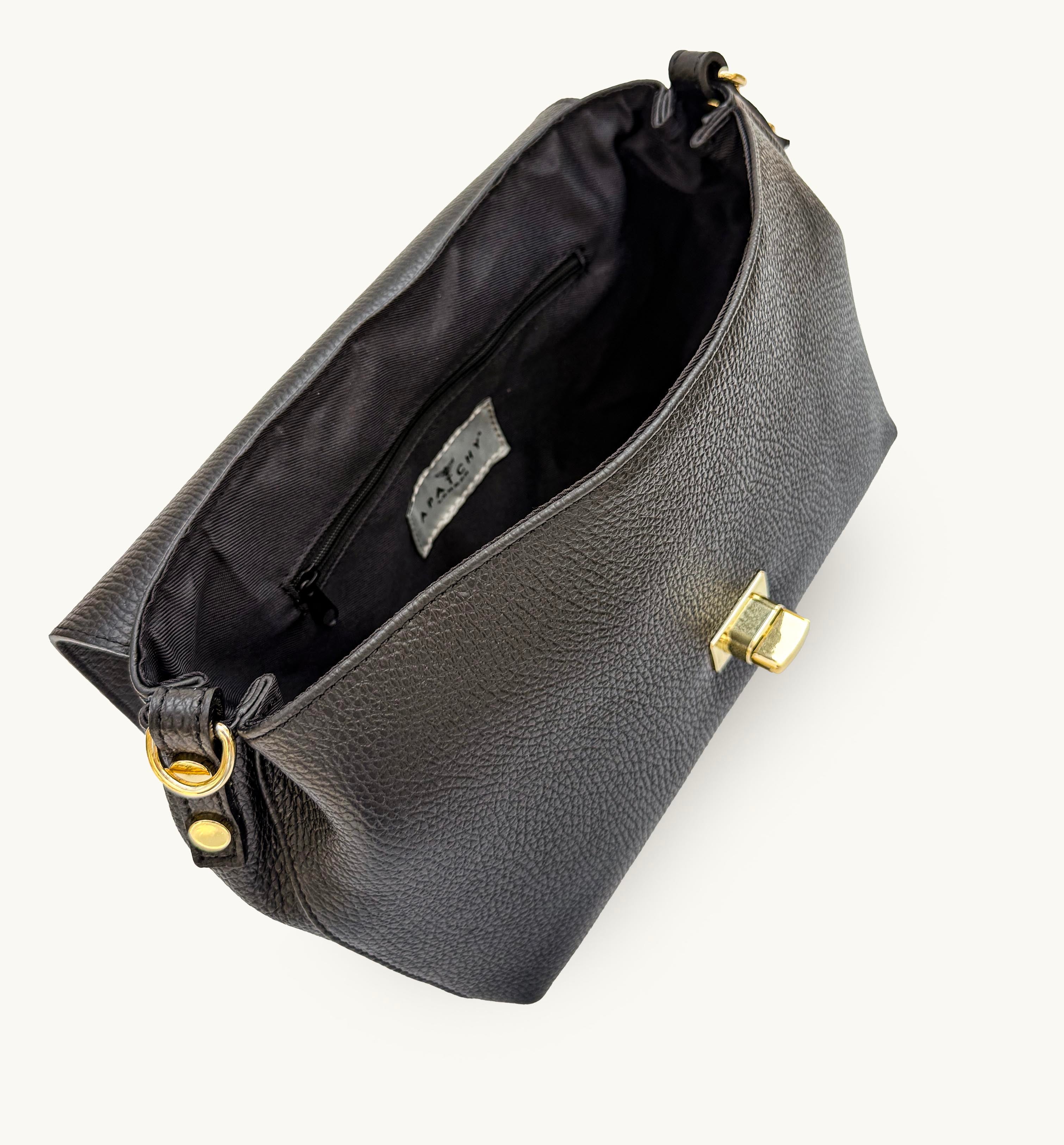 Apatchy London The Maisie Maxi Chocolate Leather Bag