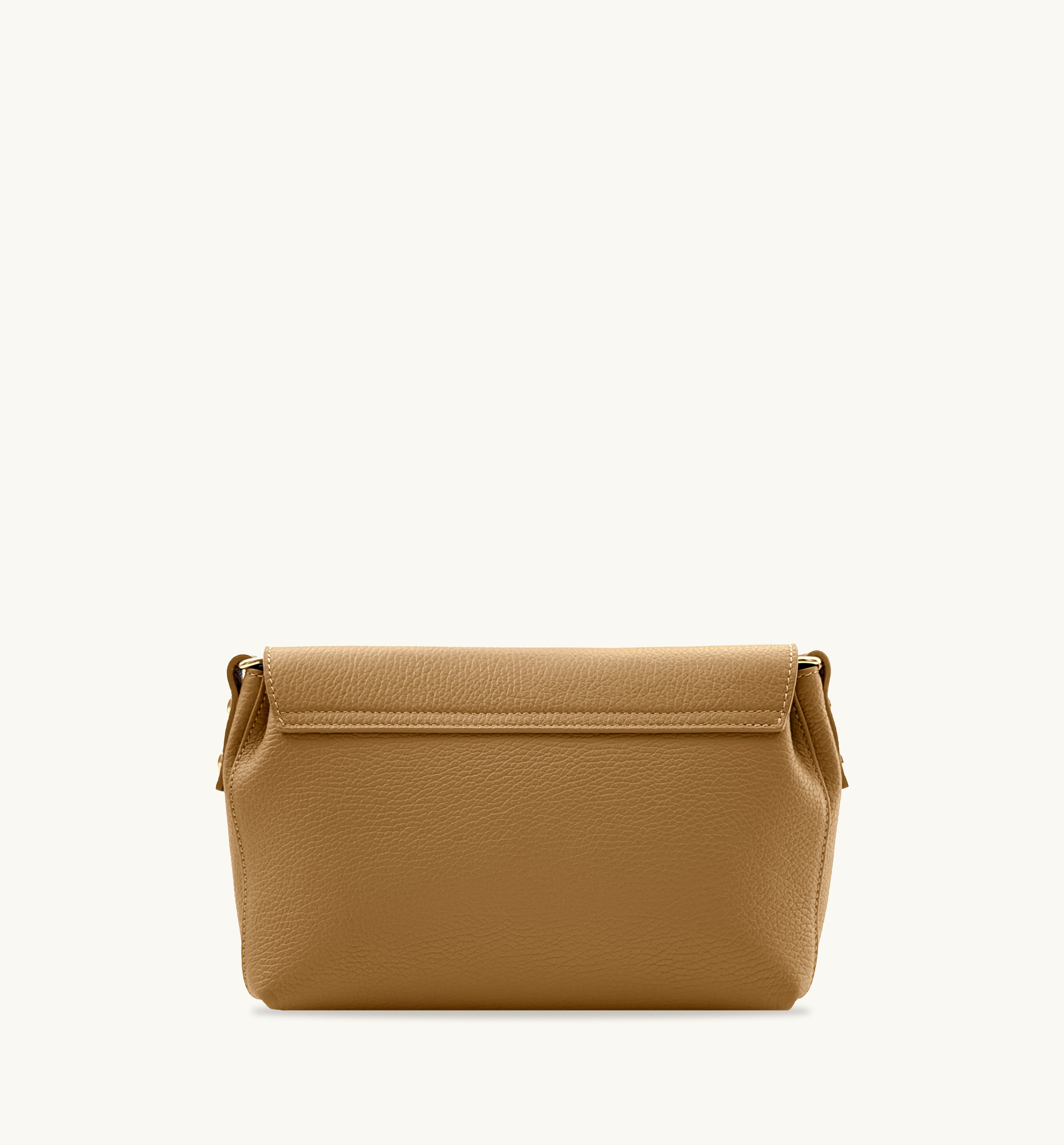 Apatchy London The Maisie Midi Sand Leather Bag