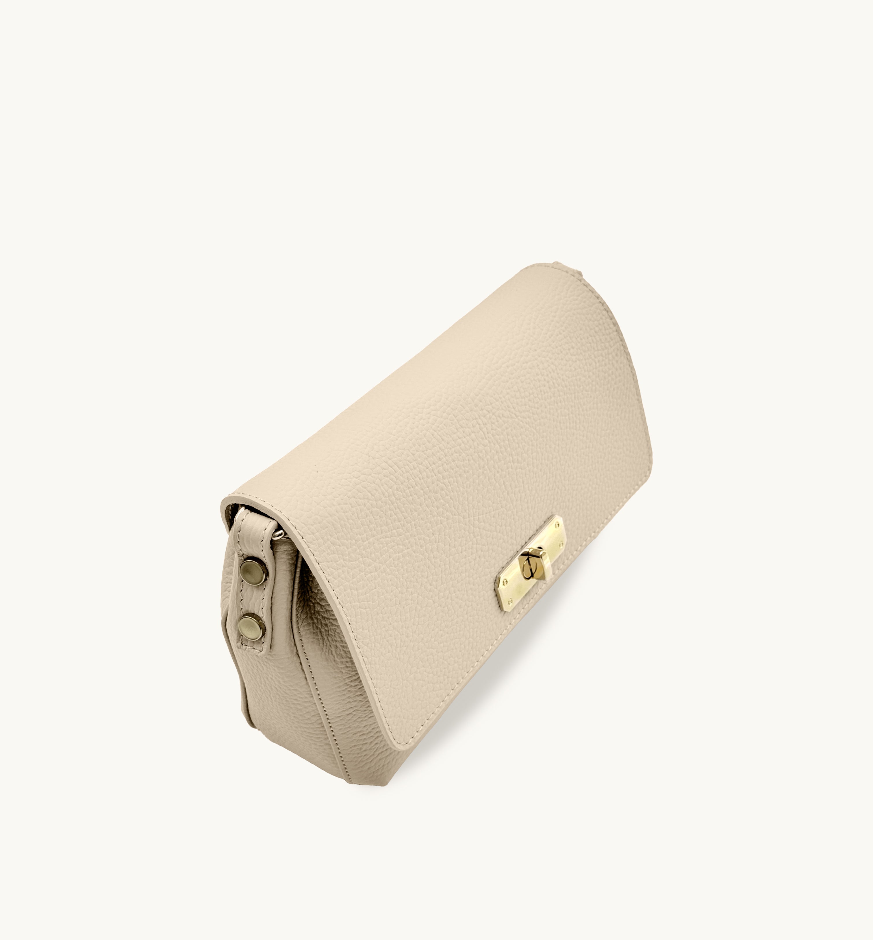 Apatchy London The Maisie Midi Stone Leather Bag