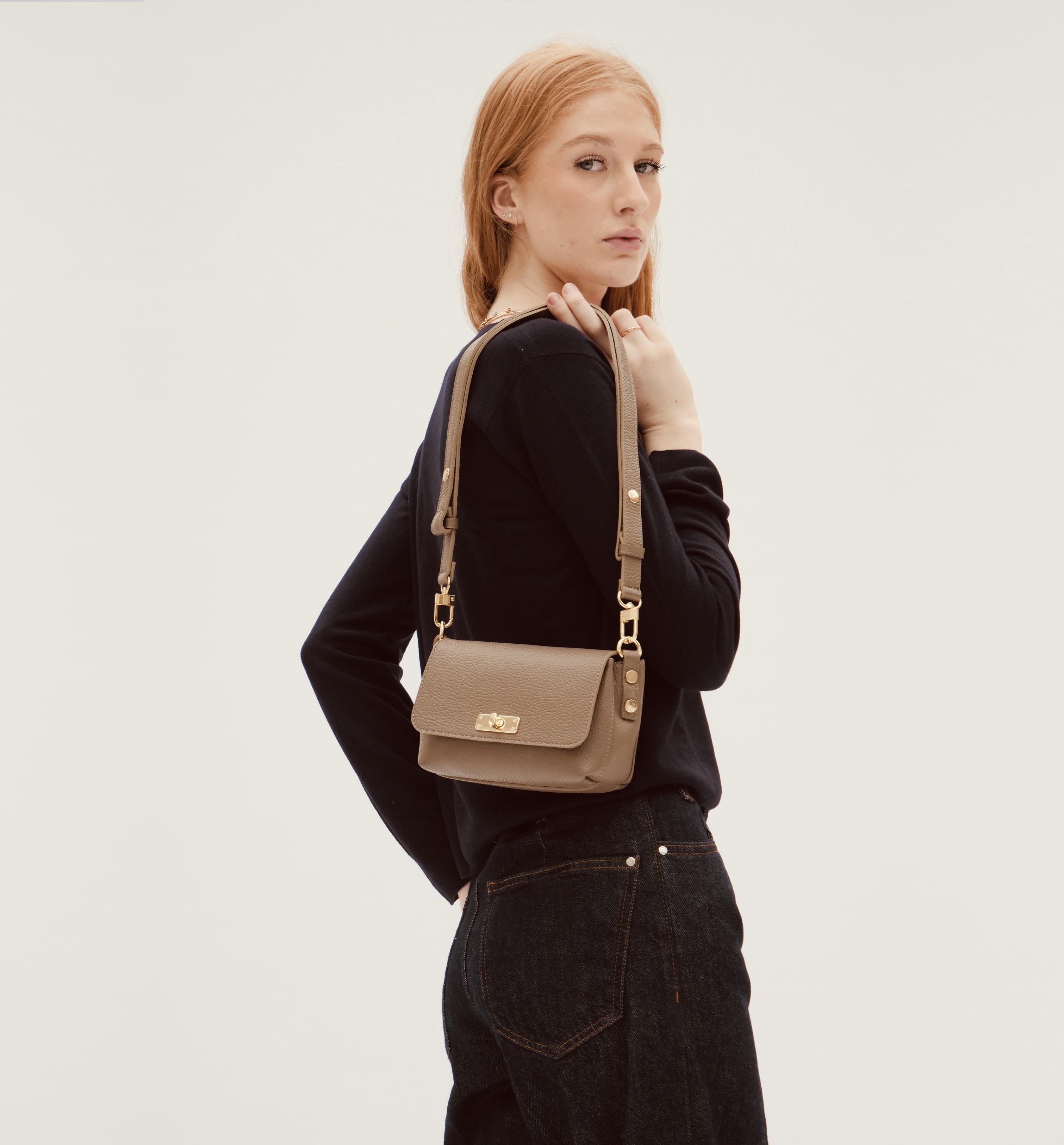 Apatchy London The Maisie Mink Leather Bag