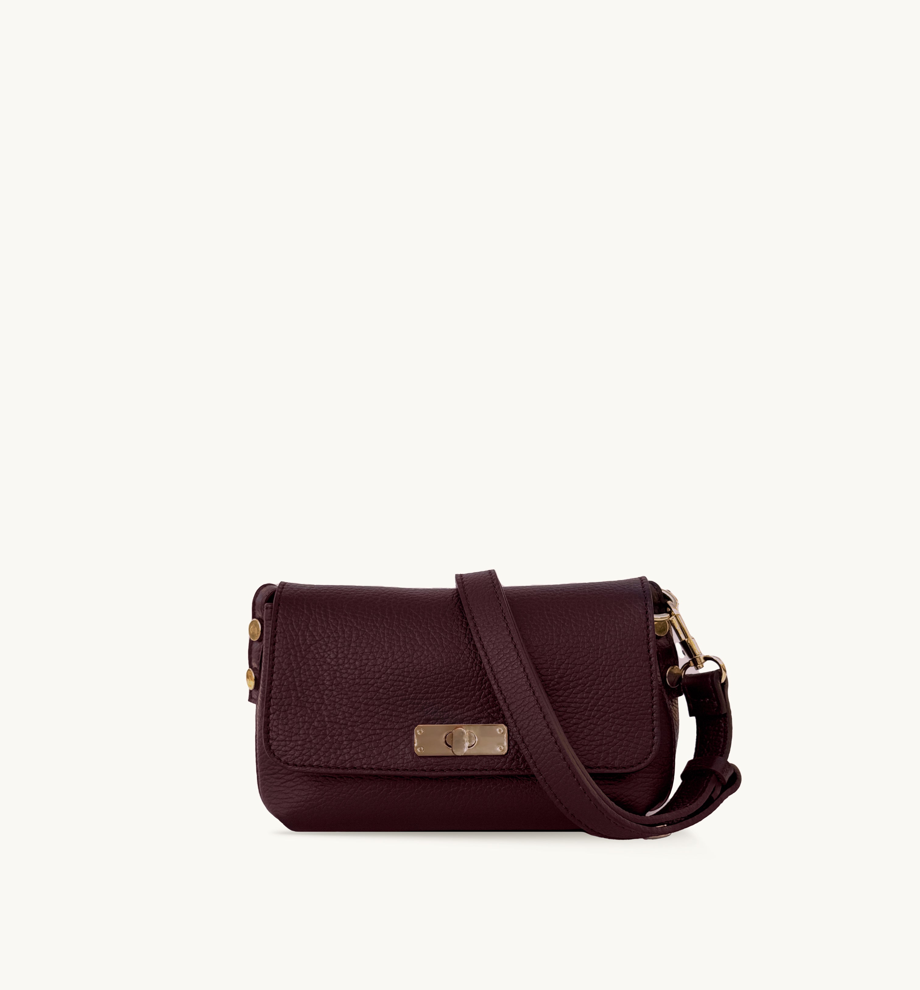 Apatchy London The Maisie Burgundy Leather Bag