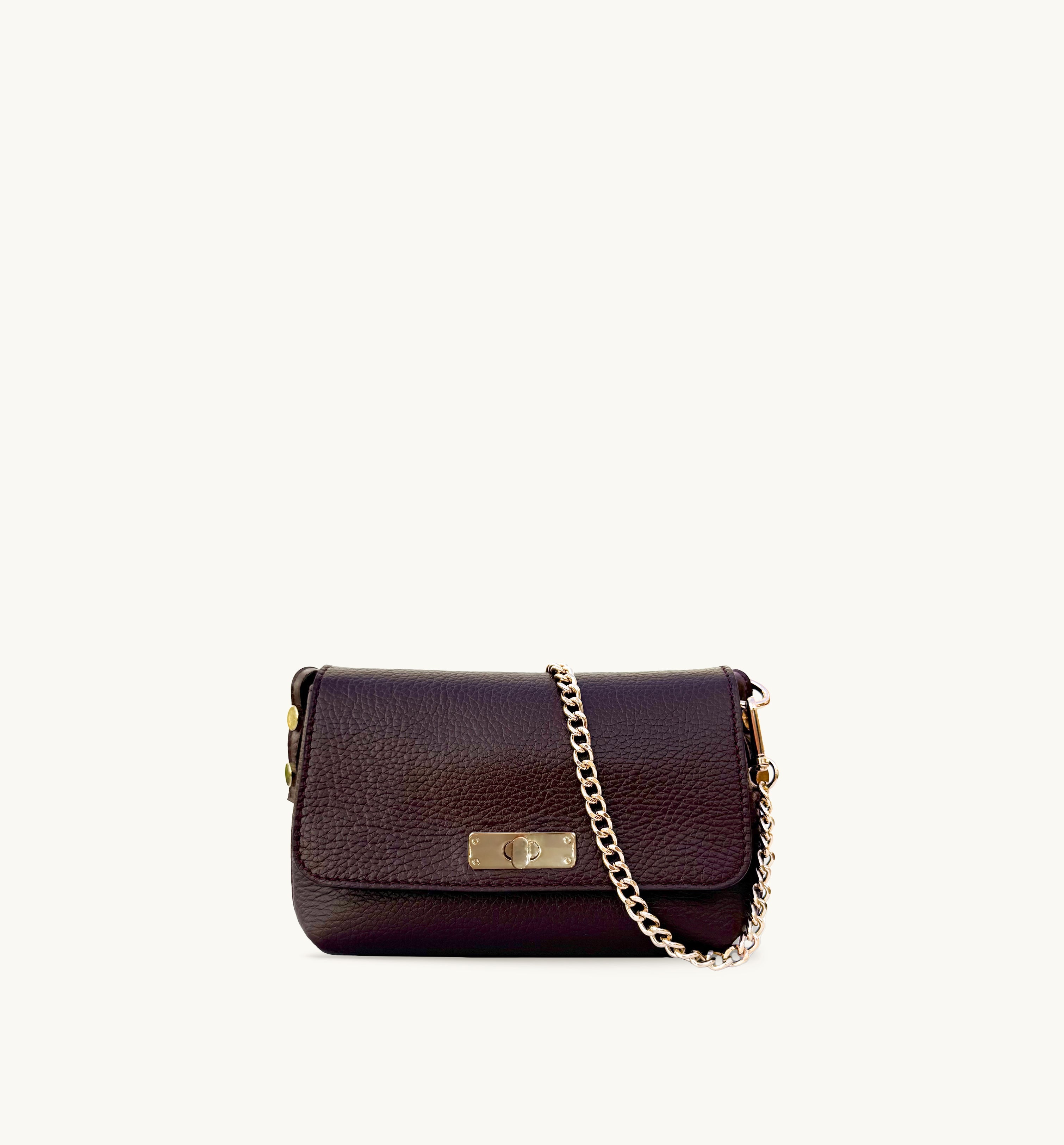 Apatchy London The Maisie Burgundy Leather Bag