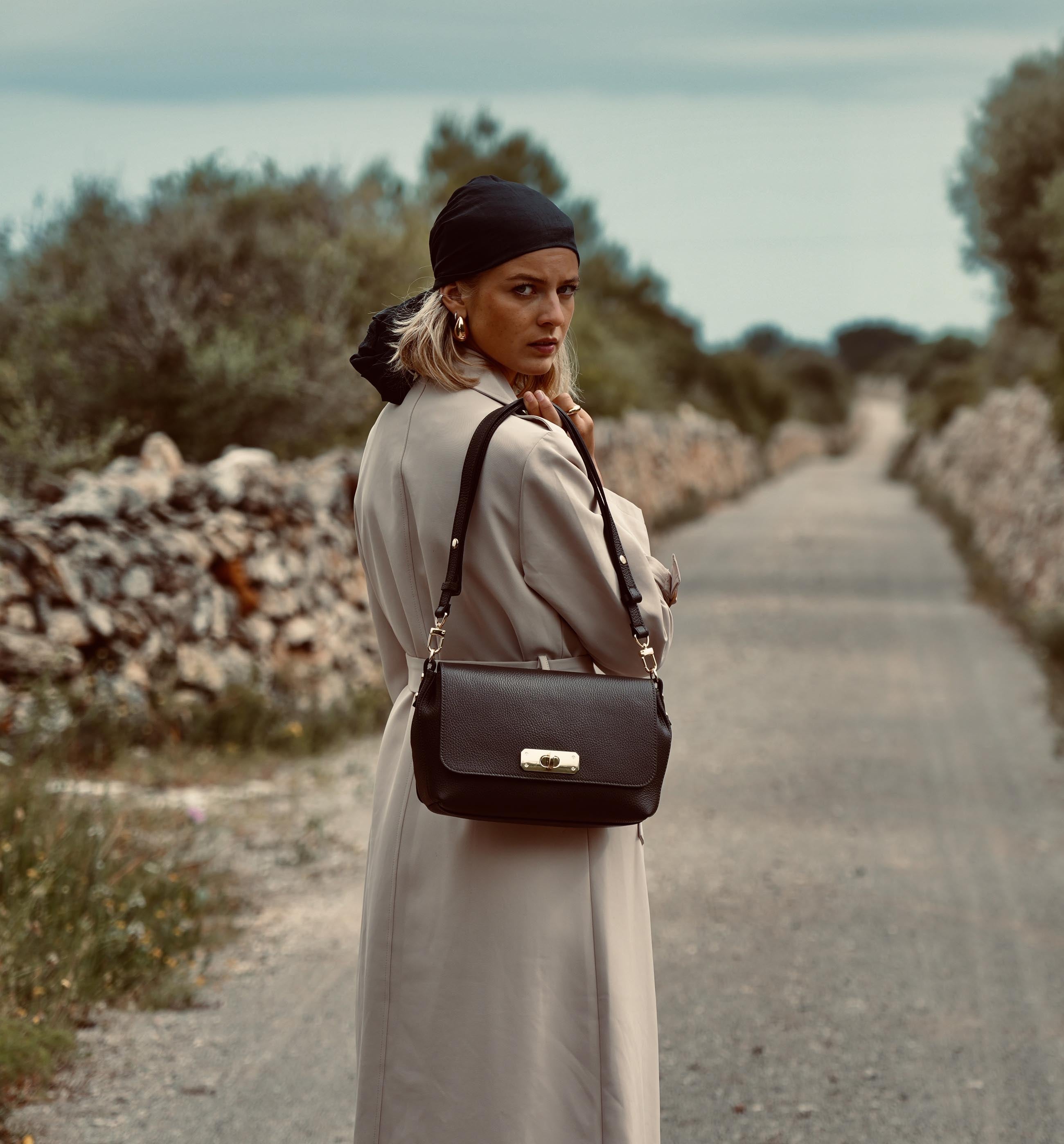 Apatchy London The Maisie Maxi Chocolate Leather Bag