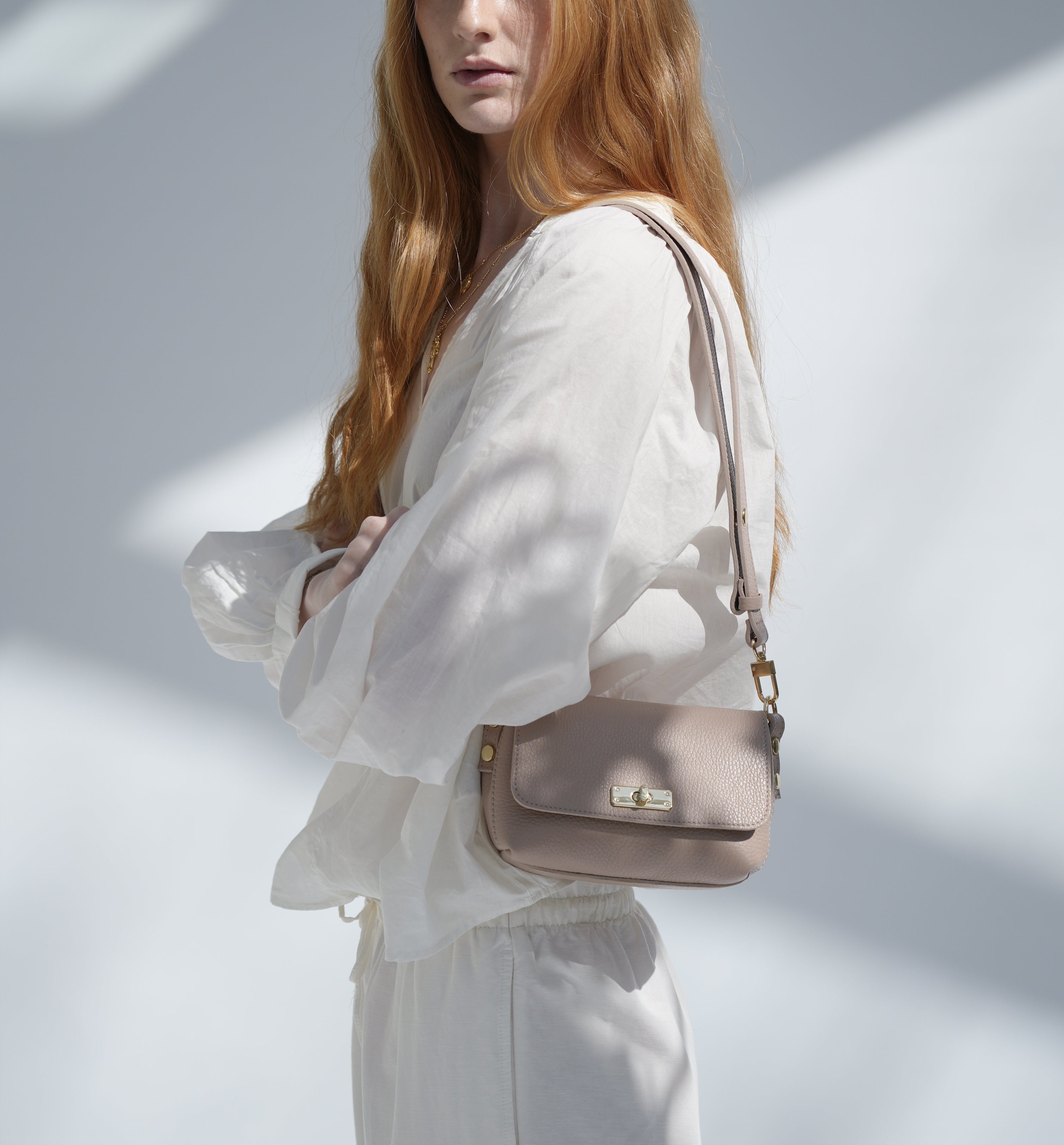 Apatchy London The Maisie Blush Leather Bag