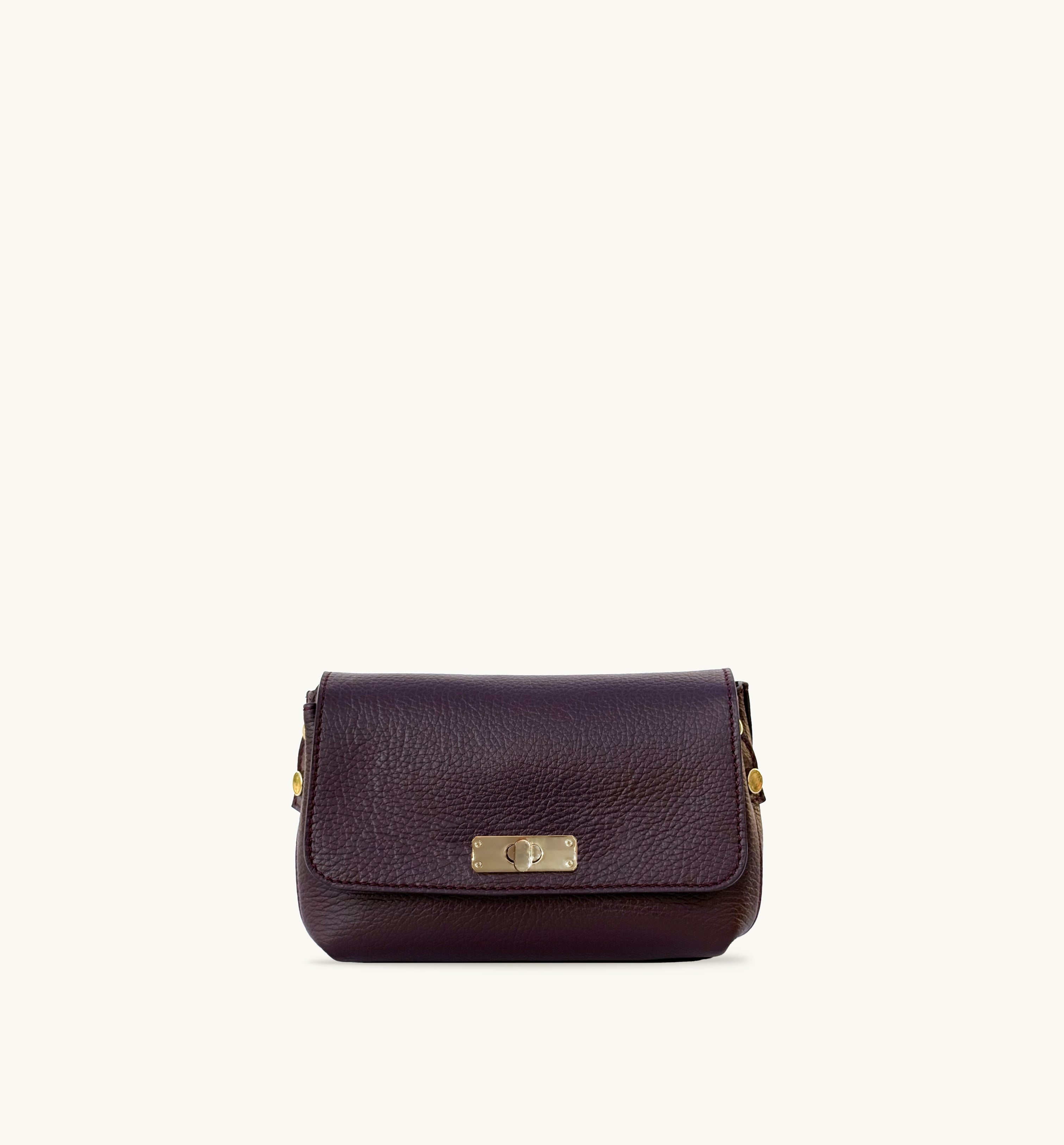 Apatchy London The Maisie Burgundy Leather Bag