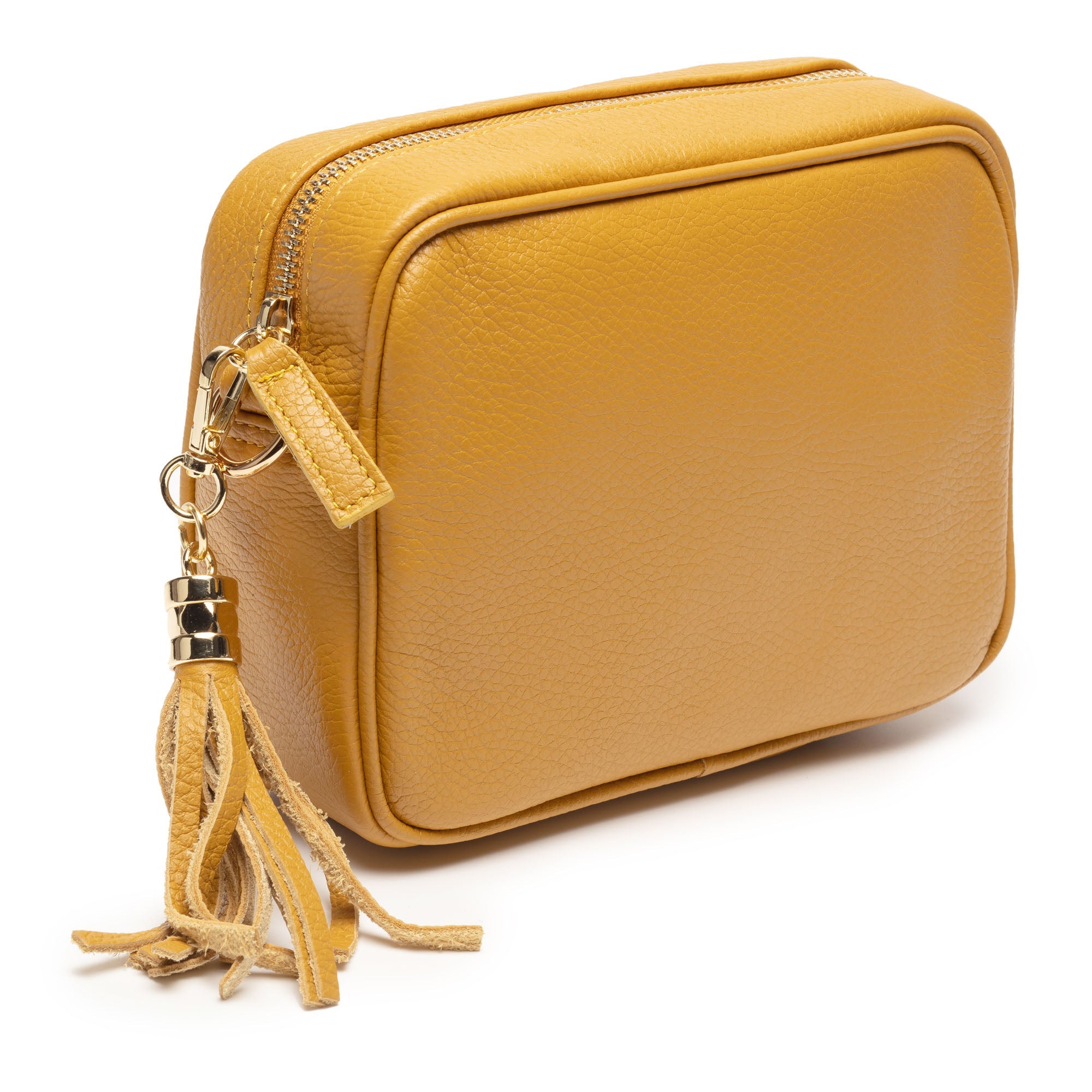 Elie Beaumont Crossbody Tassel Mustard