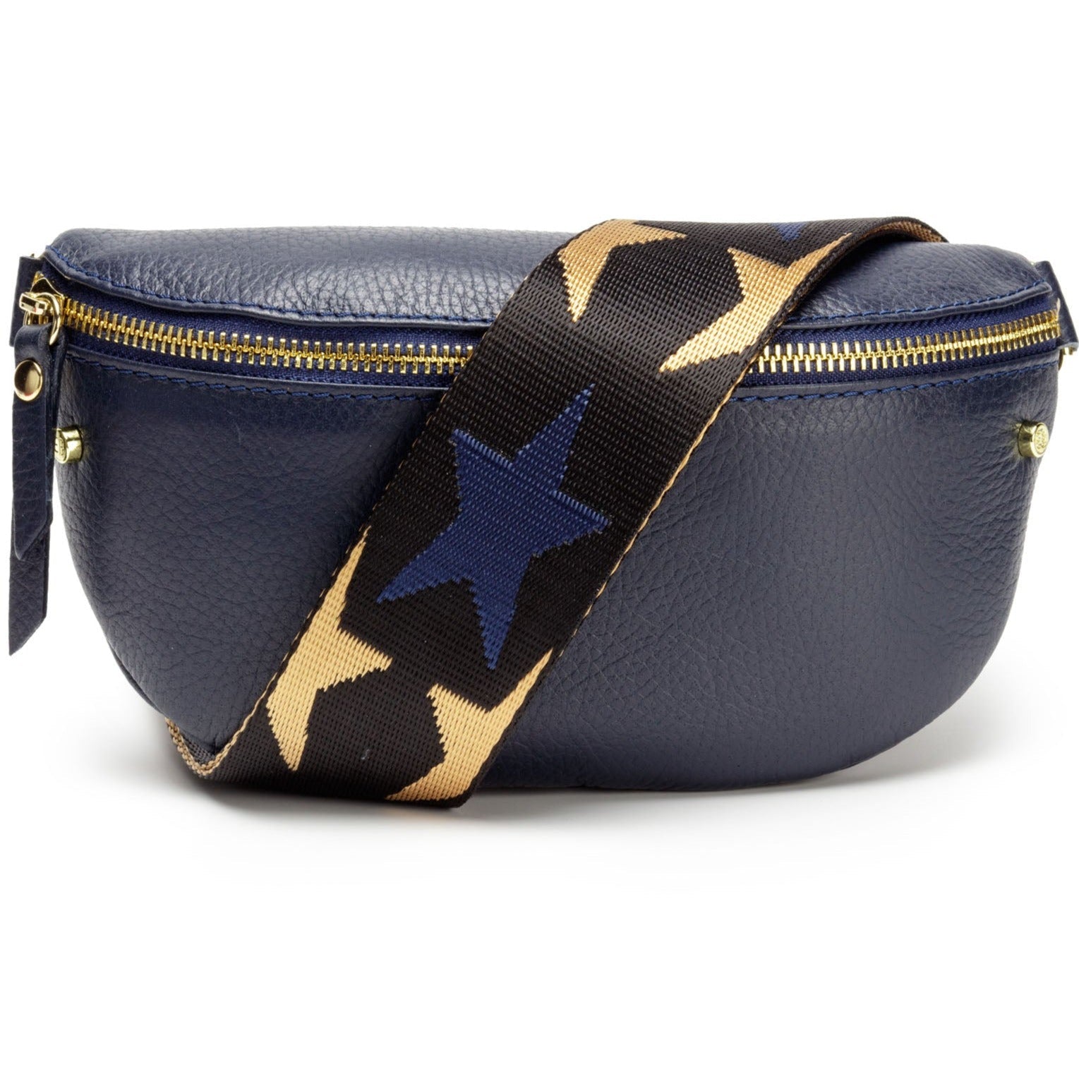 Elie Beaumont Sling Bag - Navy with Midnight Star Strap