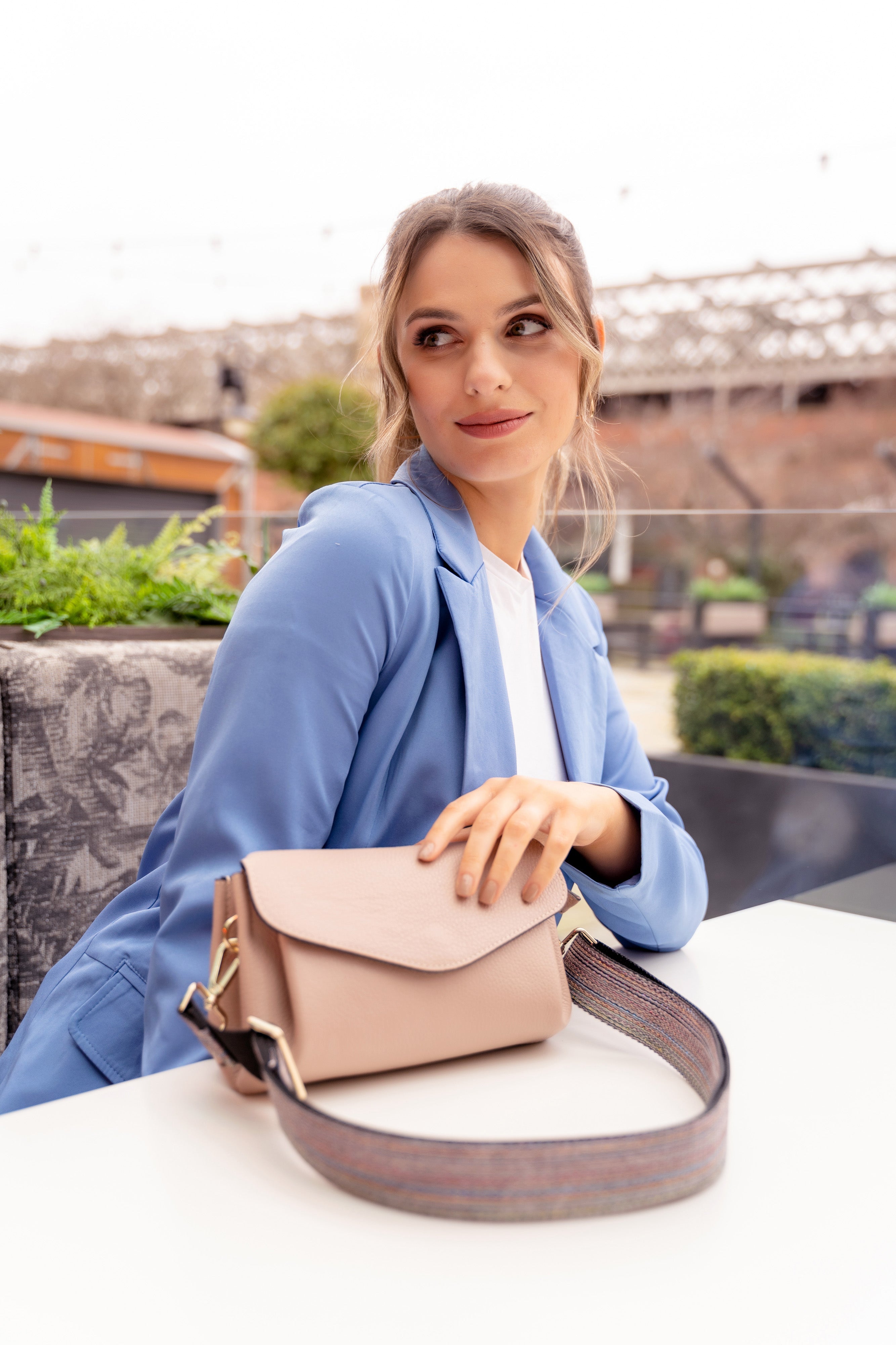 Elie Beaumont Envelope Bag - Nude