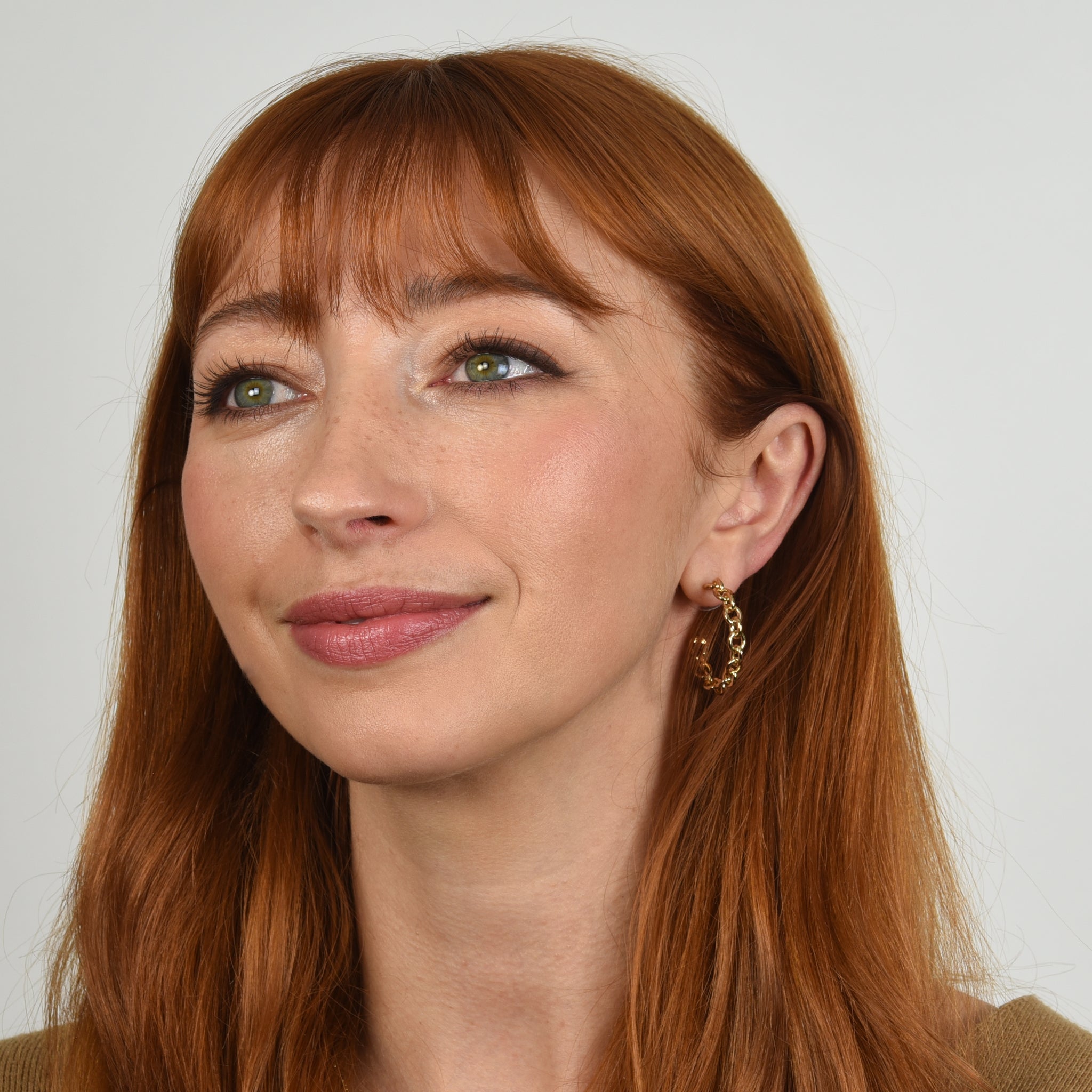 Cachet London Oleta Gold Hoop Earrings