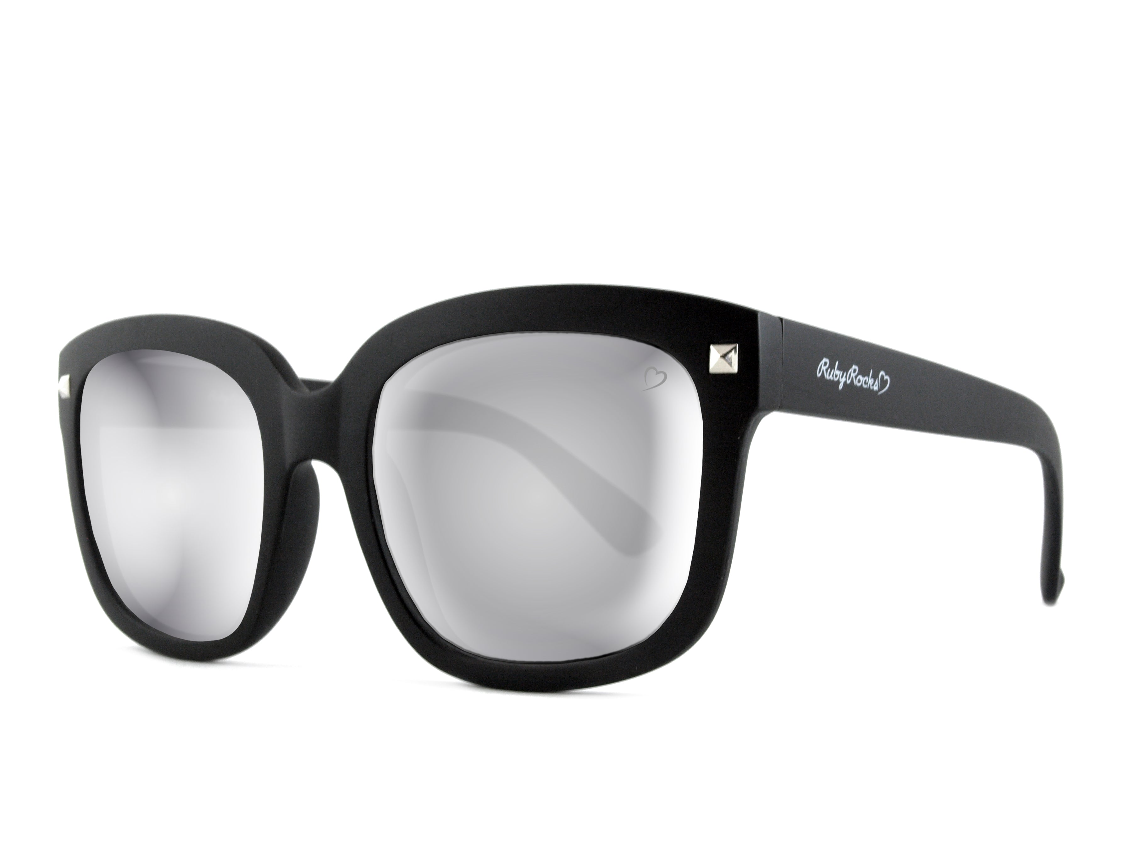 Ruby Rocks Rome Original Black frame Sunglasses with grey lens RR01-2