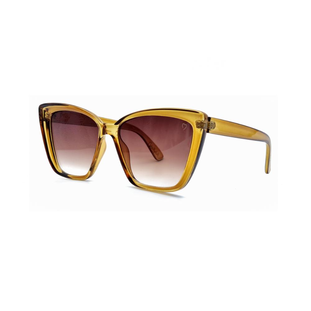 Ruby Rocks MOMOA Sunglasses Transparent Caramel RR77-1