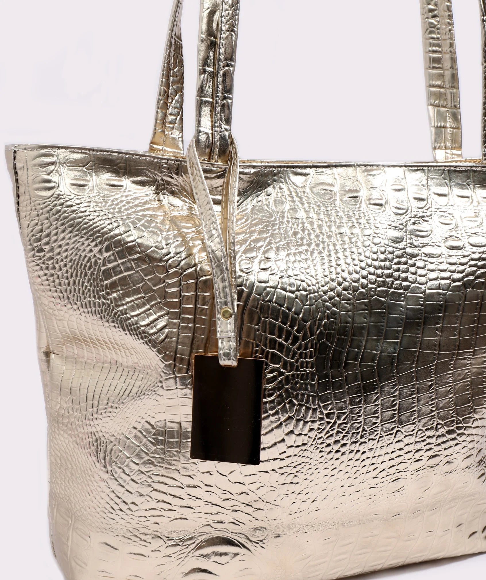 Reagan - Metallic Tote Bag
