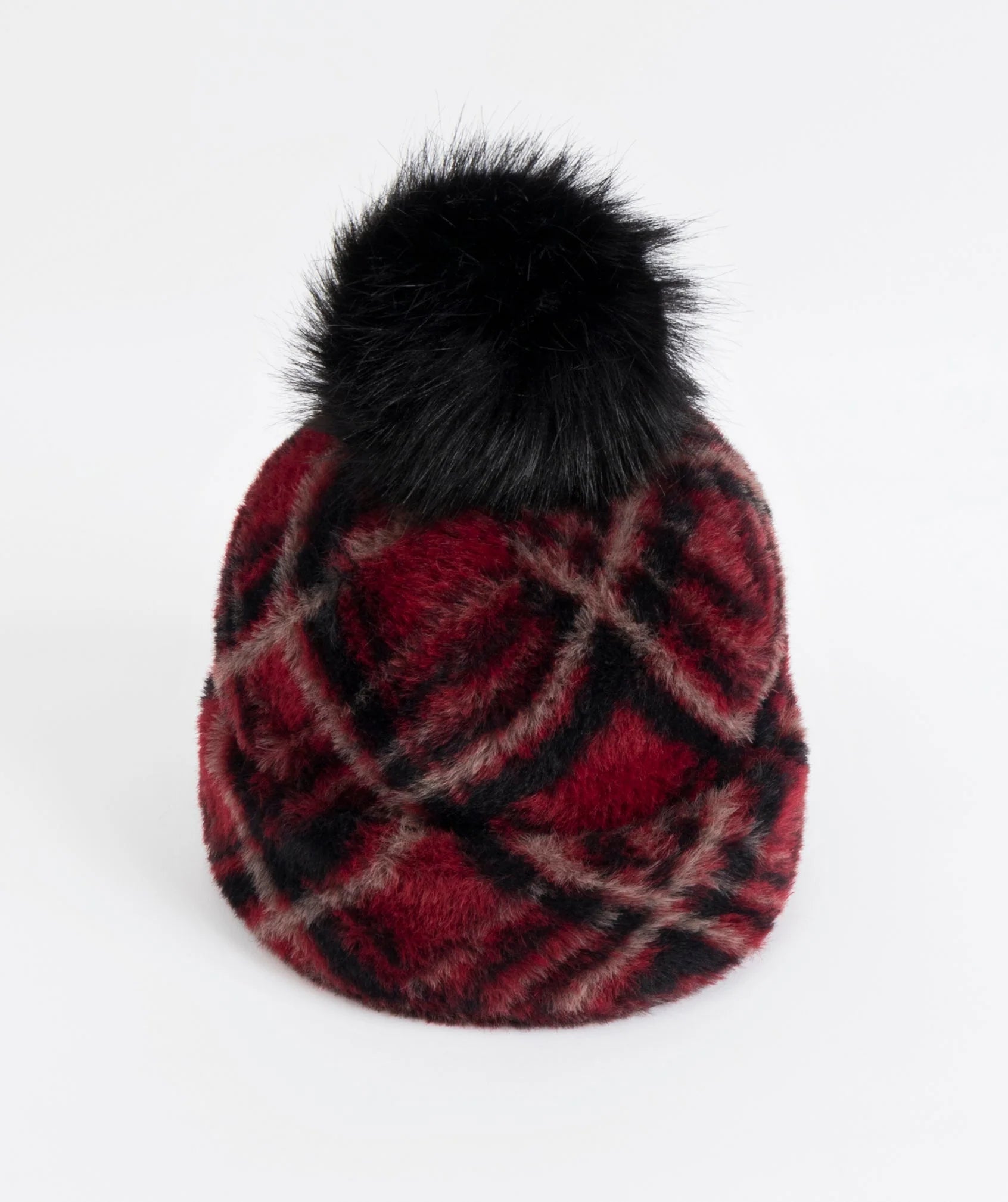 Tartan Beanie - Red - Accessories