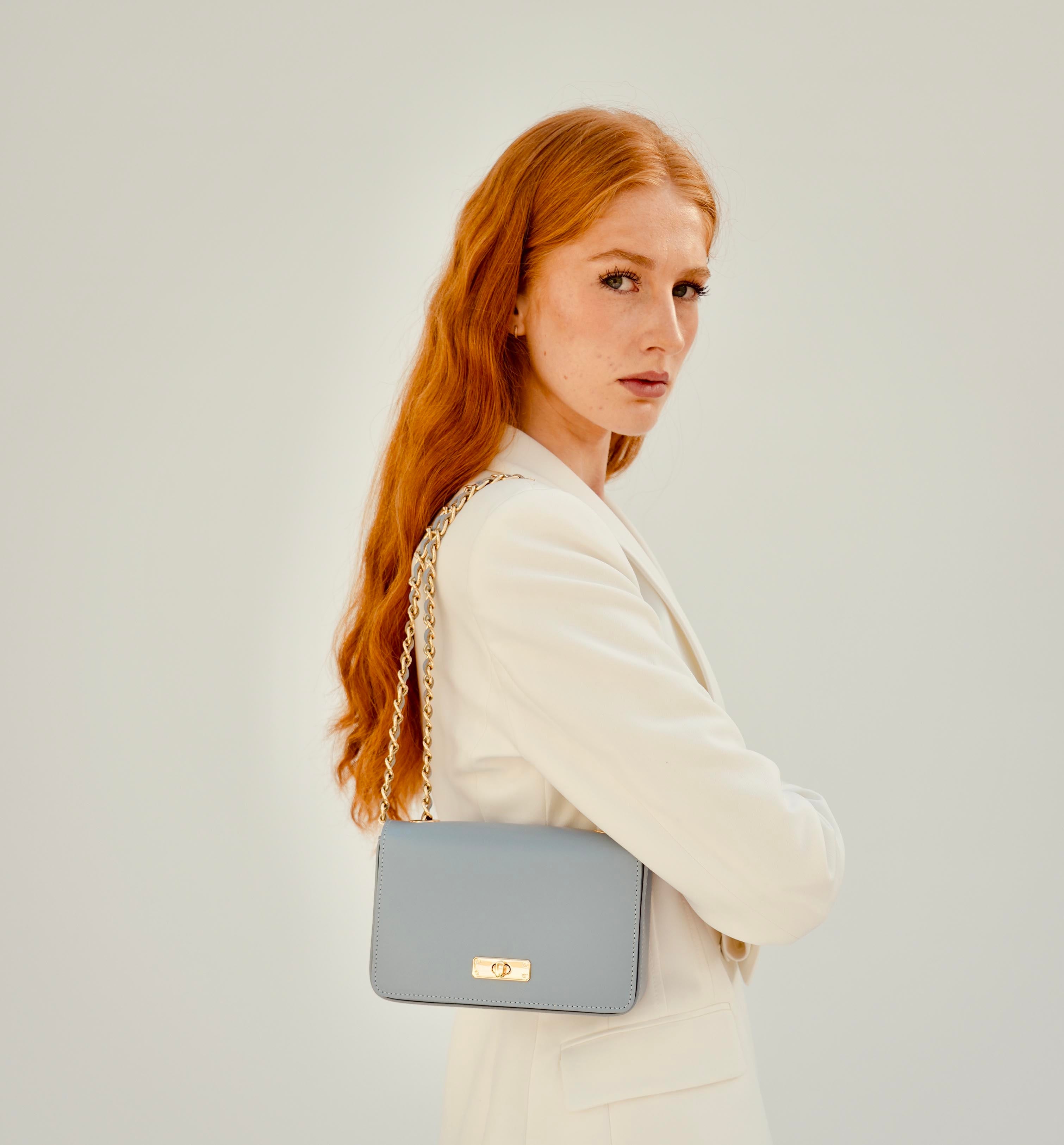 Apatchy London The Grace Sky Leather Bag