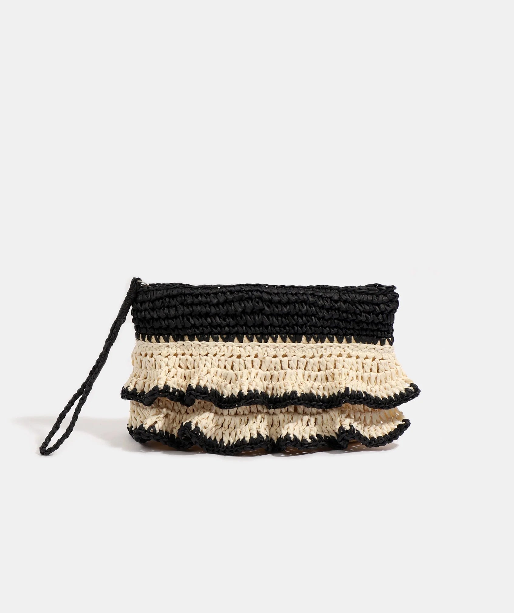 Saffira - Straw Clutch Bag