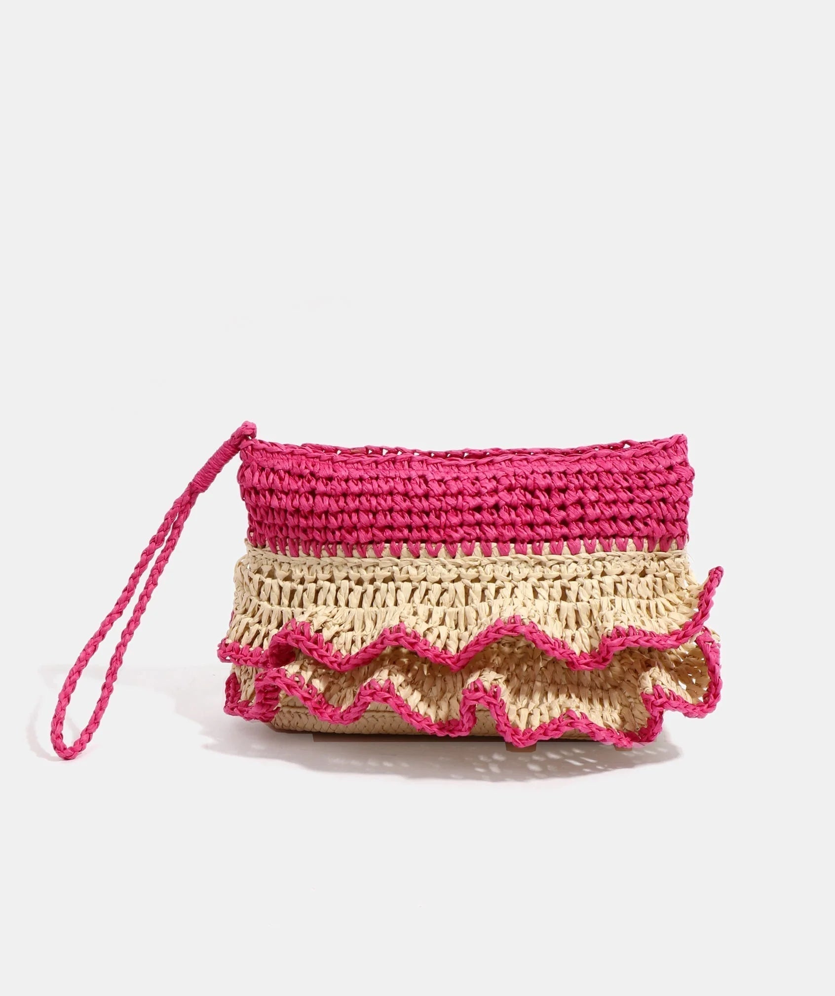 Saffira - Straw Clutch Bag
