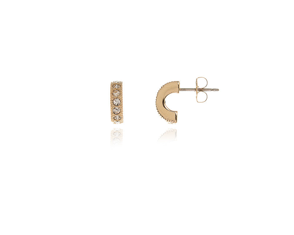 Saga 10mm Gold Earrings