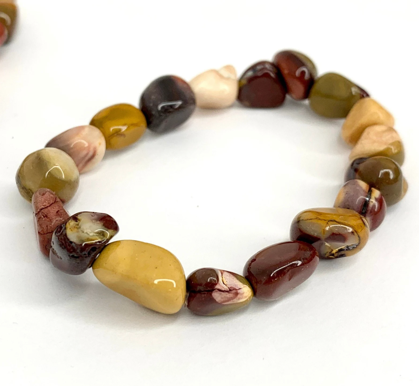 Clarity Blend The Heart Chakra set with mookaite gemstone bracelet and a pulse point roll-on