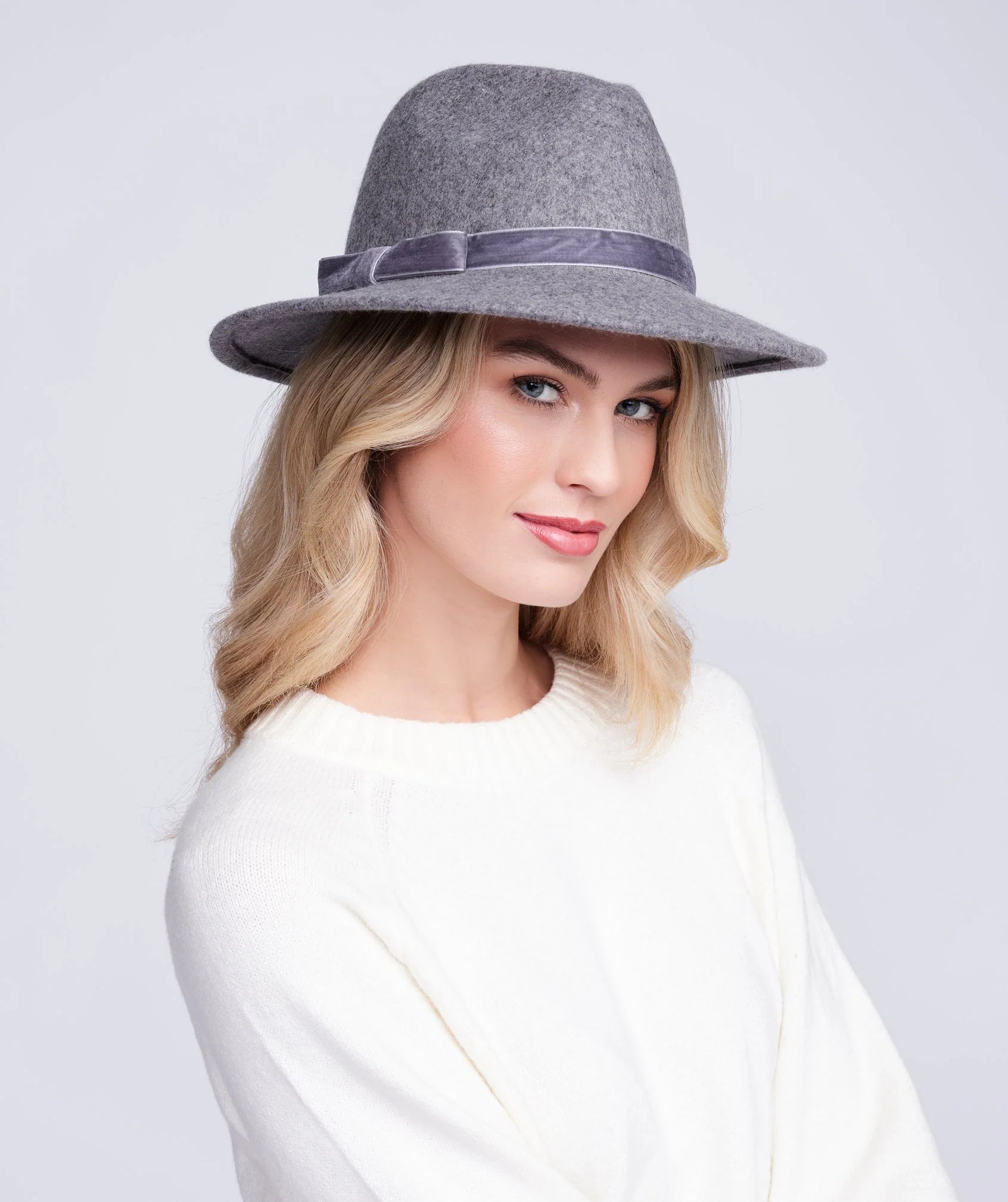 Serena Hat - Silver Grey